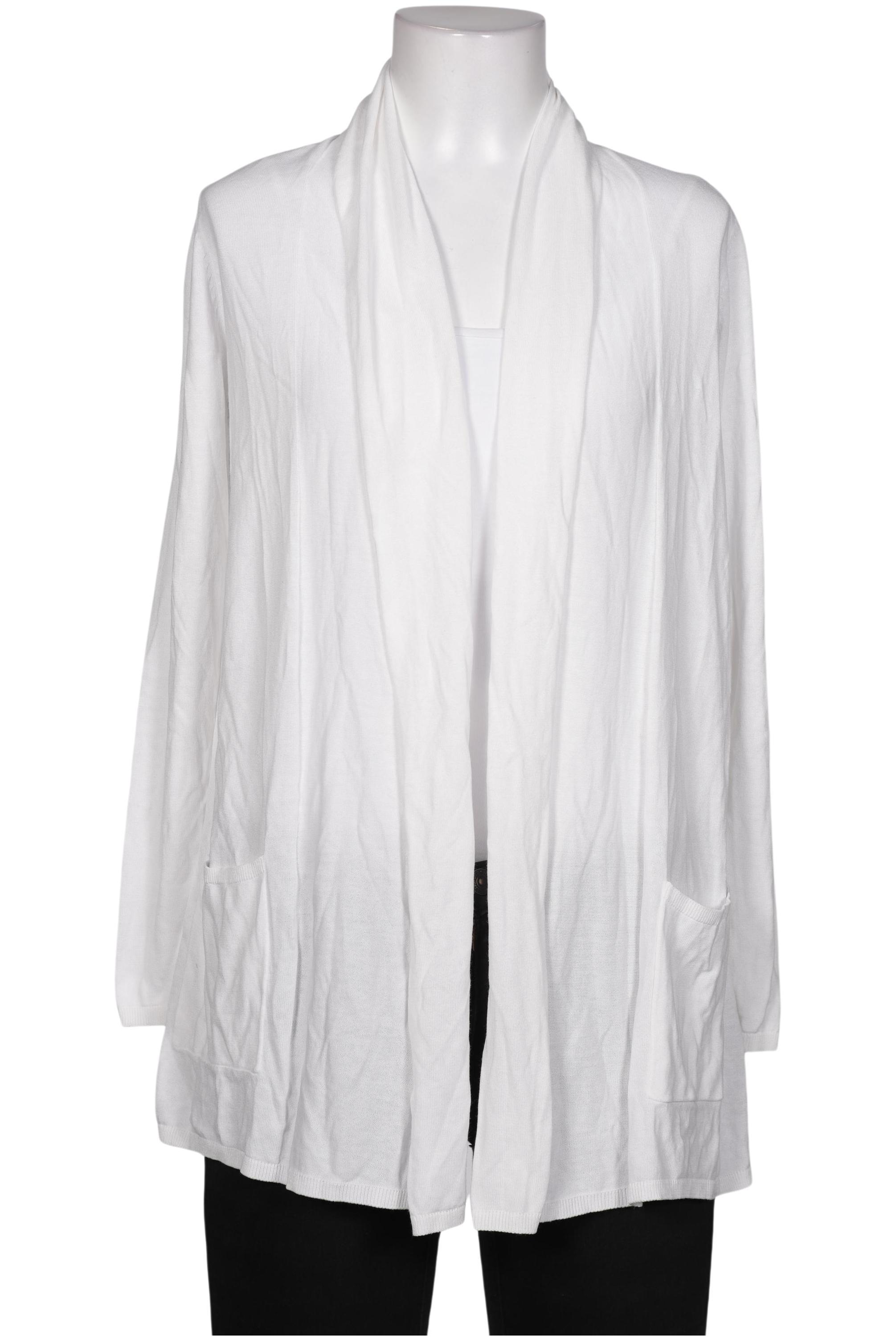 

Donna by Hallhuber Damen Strickjacke, weiß, Gr. 34