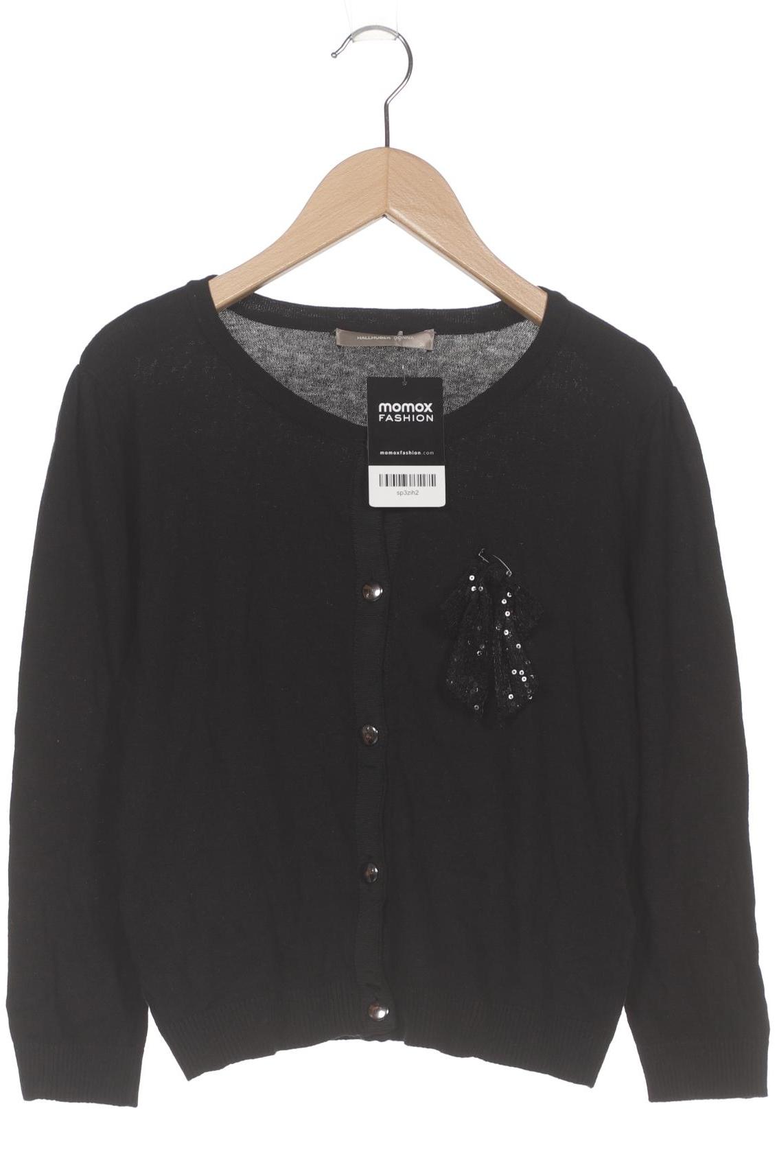 

Donna by Hallhuber Damen Strickjacke, schwarz, Gr. 36