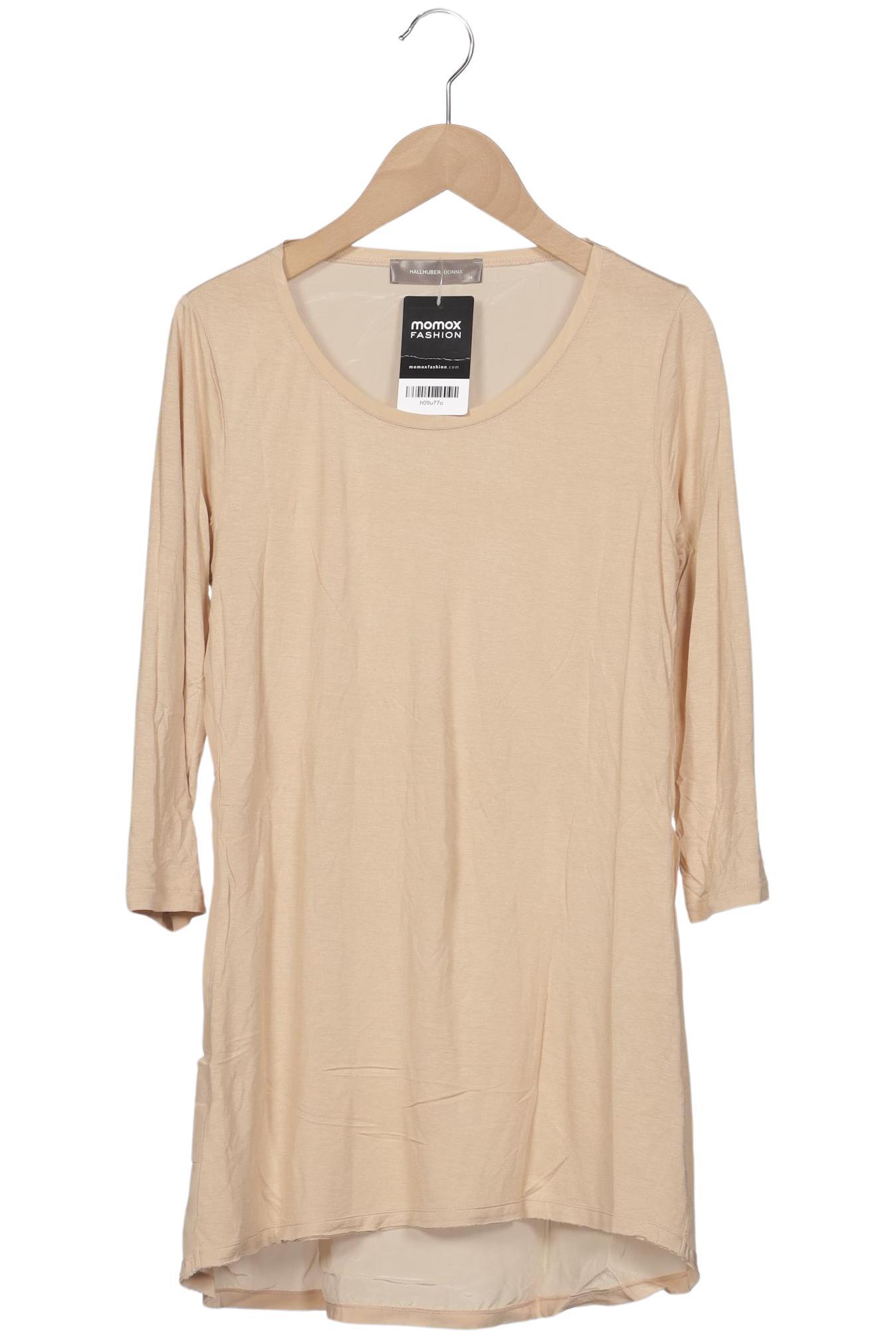 

Donna by Hallhuber Damen Langarmshirt, beige, Gr. 34