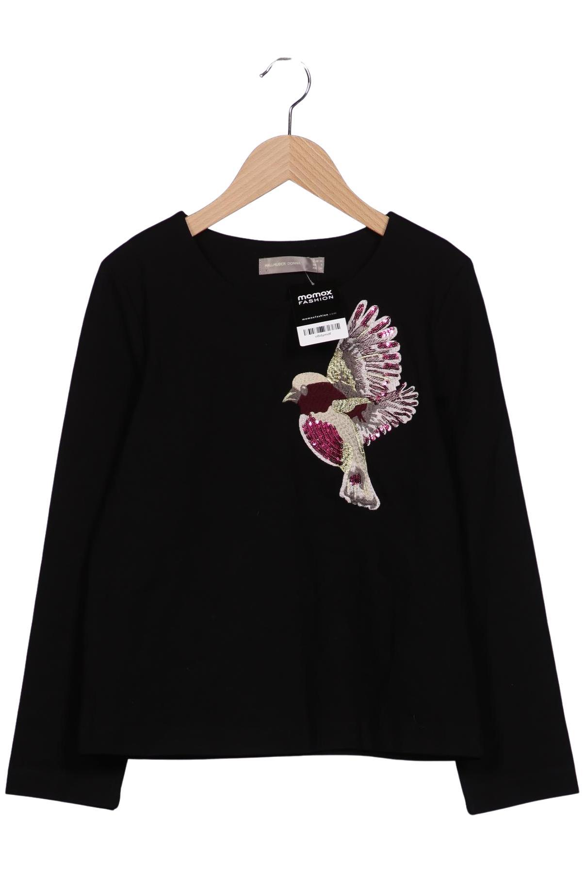 

Donna by Hallhuber Damen Langarmshirt, schwarz, Gr. 34