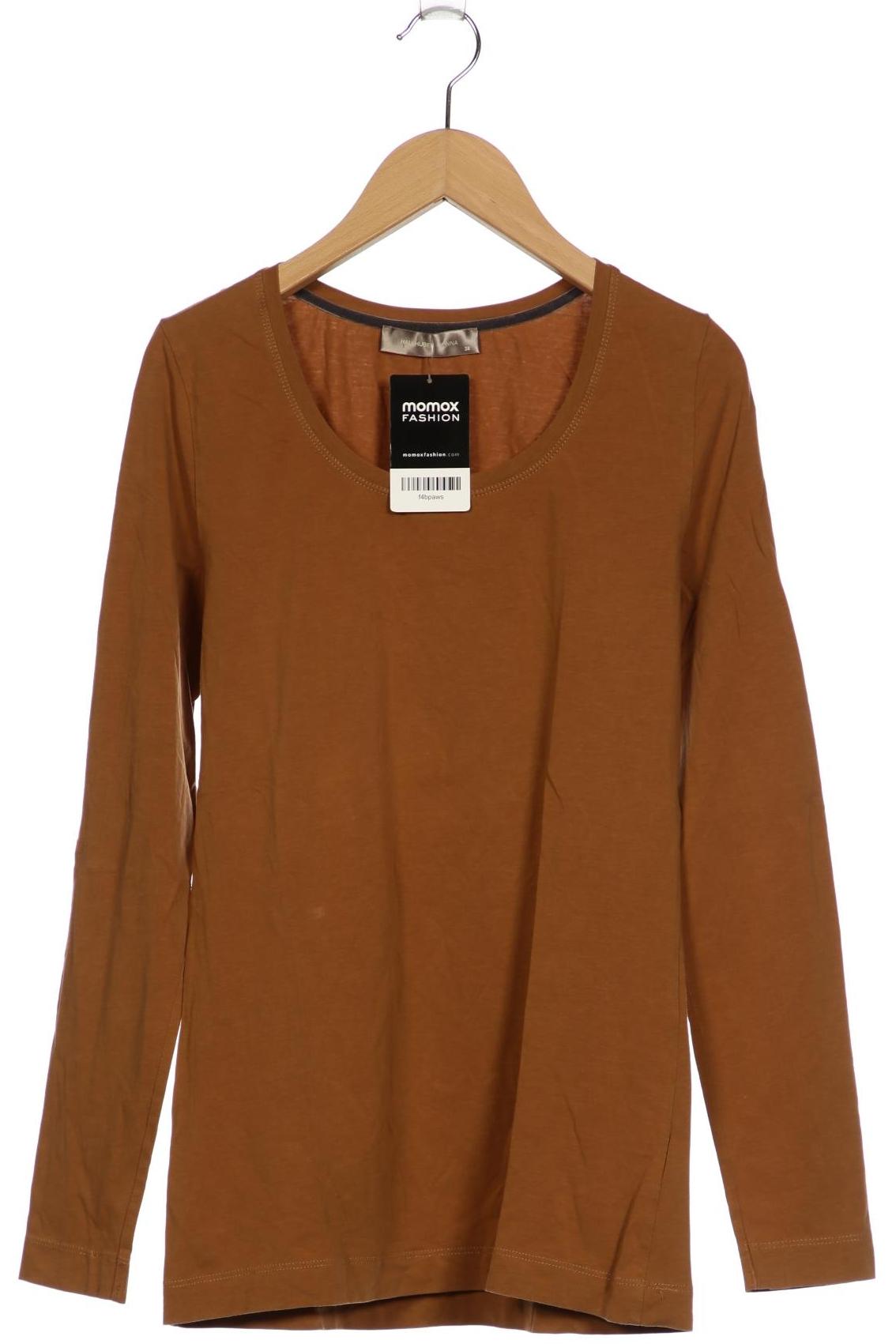 

Donna by Hallhuber Damen Langarmshirt, braun, Gr. 38
