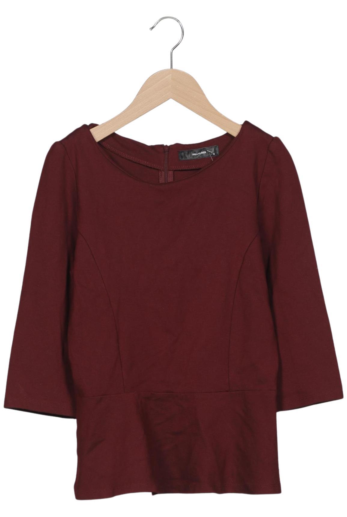 

Donna by Hallhuber Damen Langarmshirt, bordeaux, Gr. 36