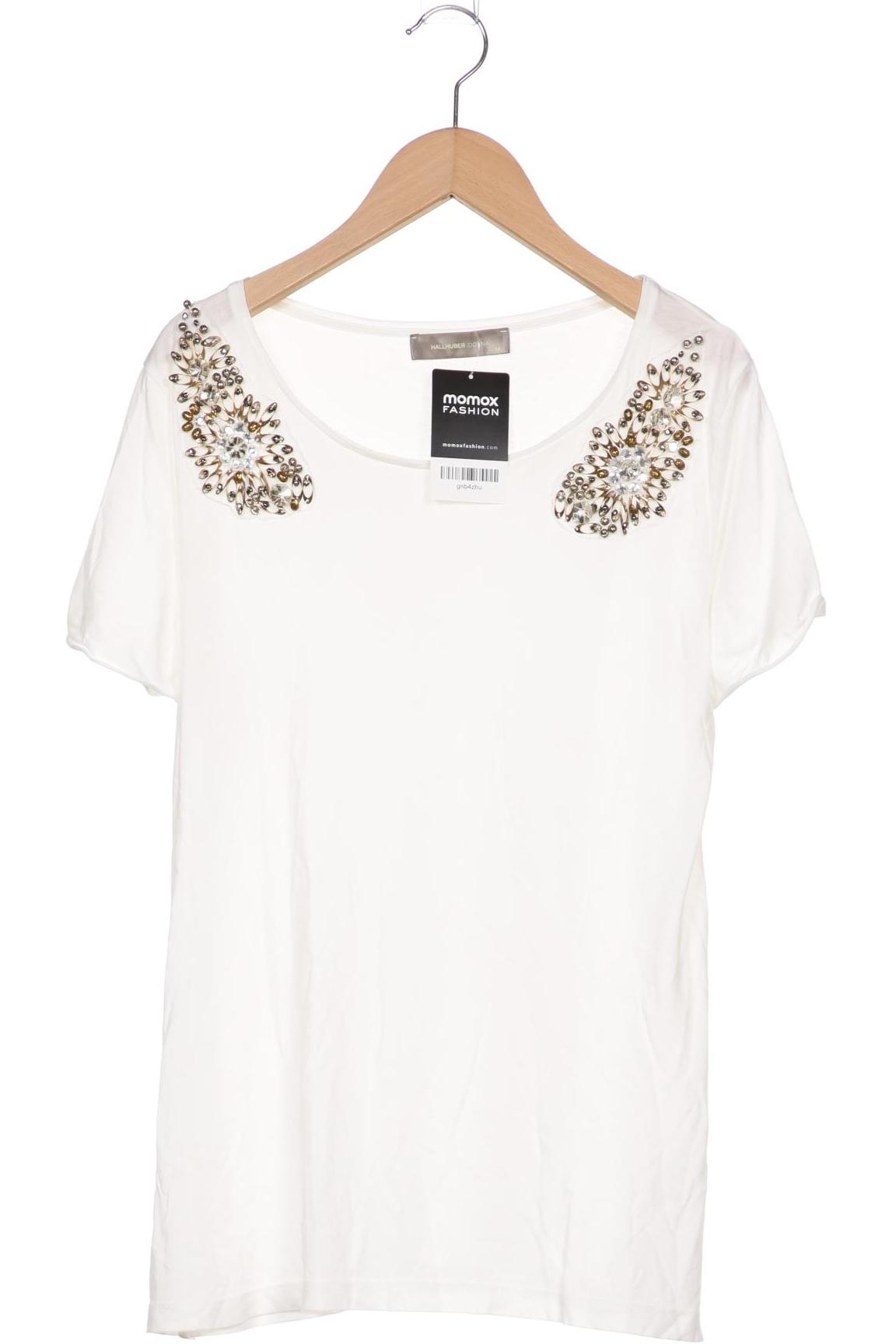 

Donna by Hallhuber Damen T-Shirt, weiß, Gr. 38