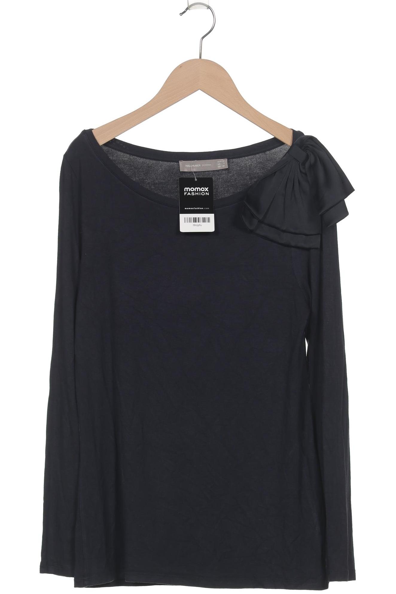 

Donna by Hallhuber Damen Langarmshirt, marineblau, Gr. 36