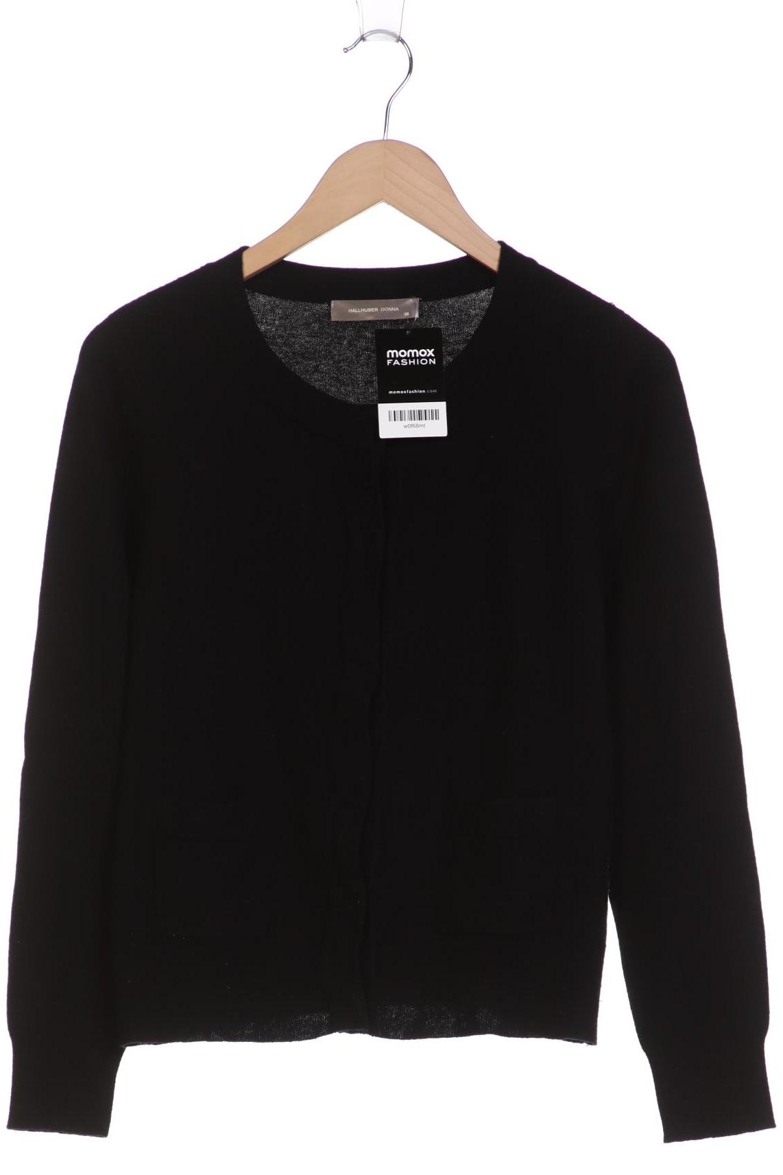 

Donna by Hallhuber Damen Strickjacke, schwarz, Gr. 38