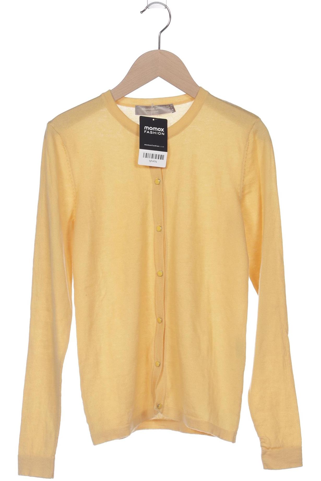 

Donna by Hallhuber Damen Strickjacke, gelb, Gr. 34