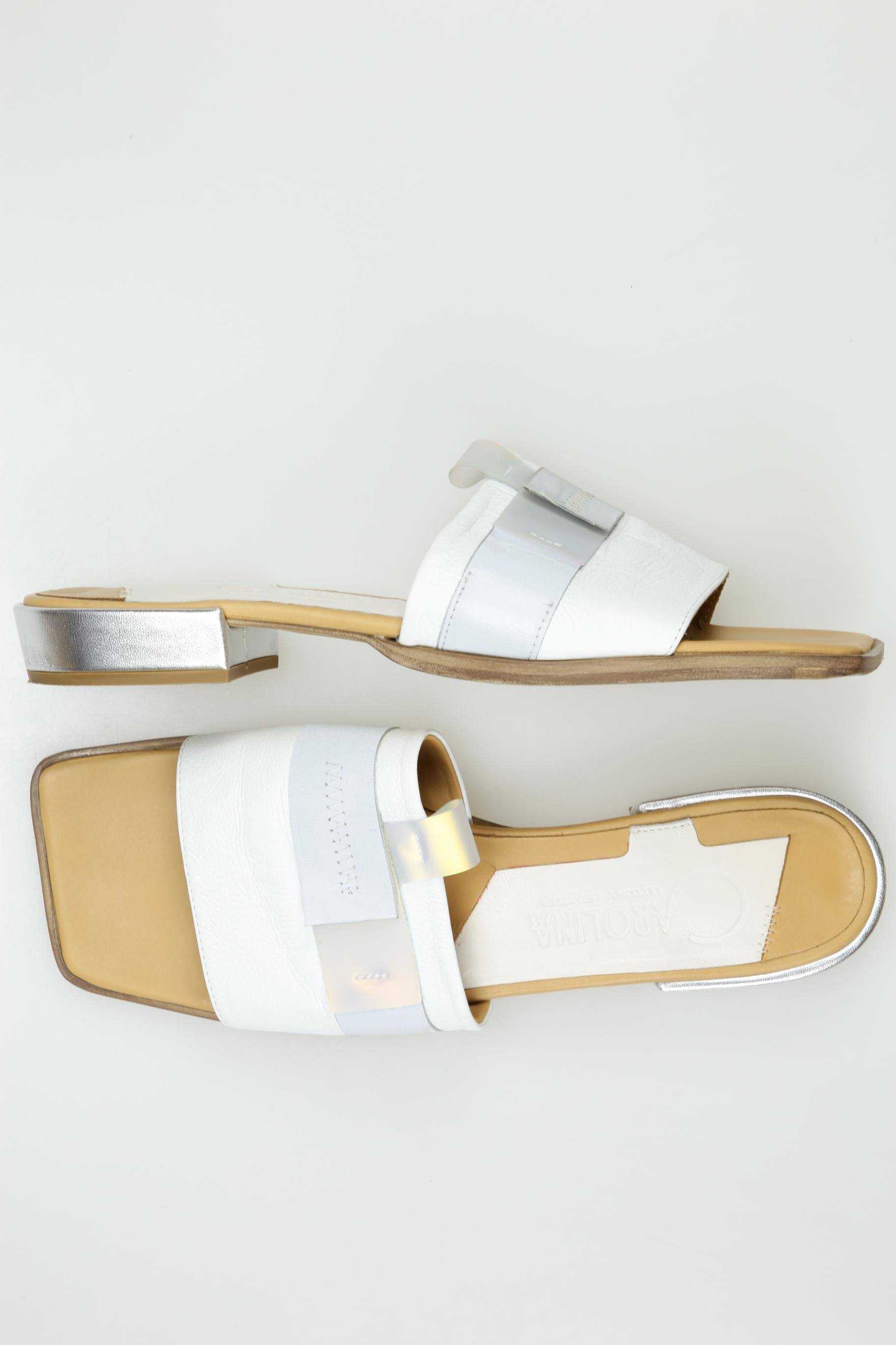 

Donna Carolina Damen Sandale, weiß, Gr. 42