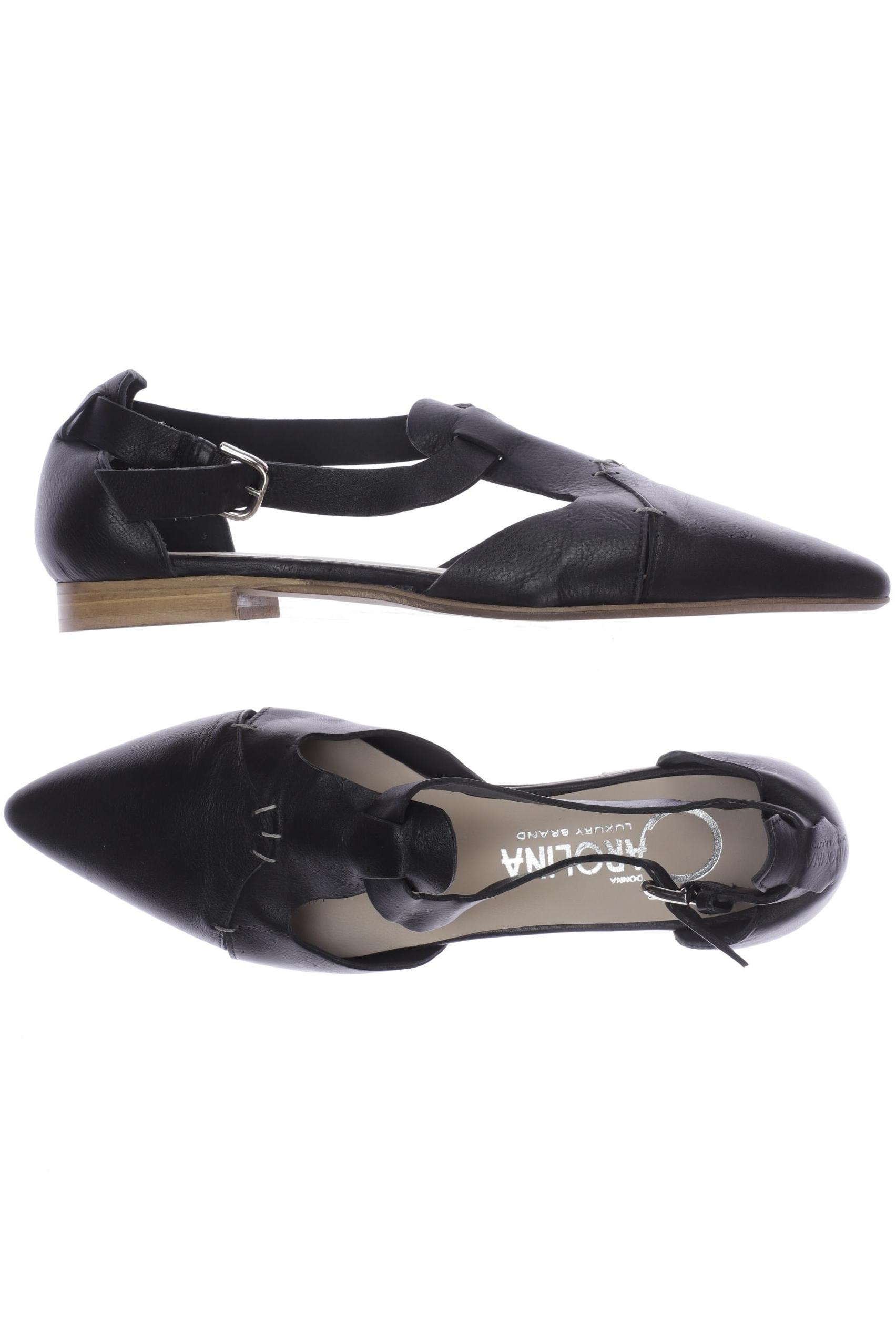 

Donna Carolina Damen Halbschuh, schwarz, Gr. 38.5