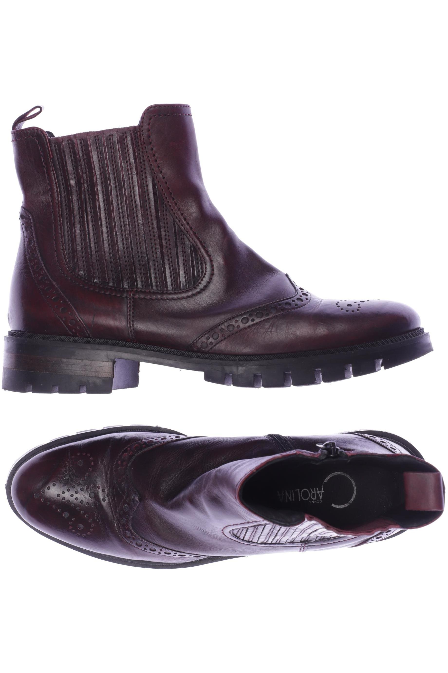 

Donna Carolina Damen Stiefelette, bordeaux, Gr. 37.5