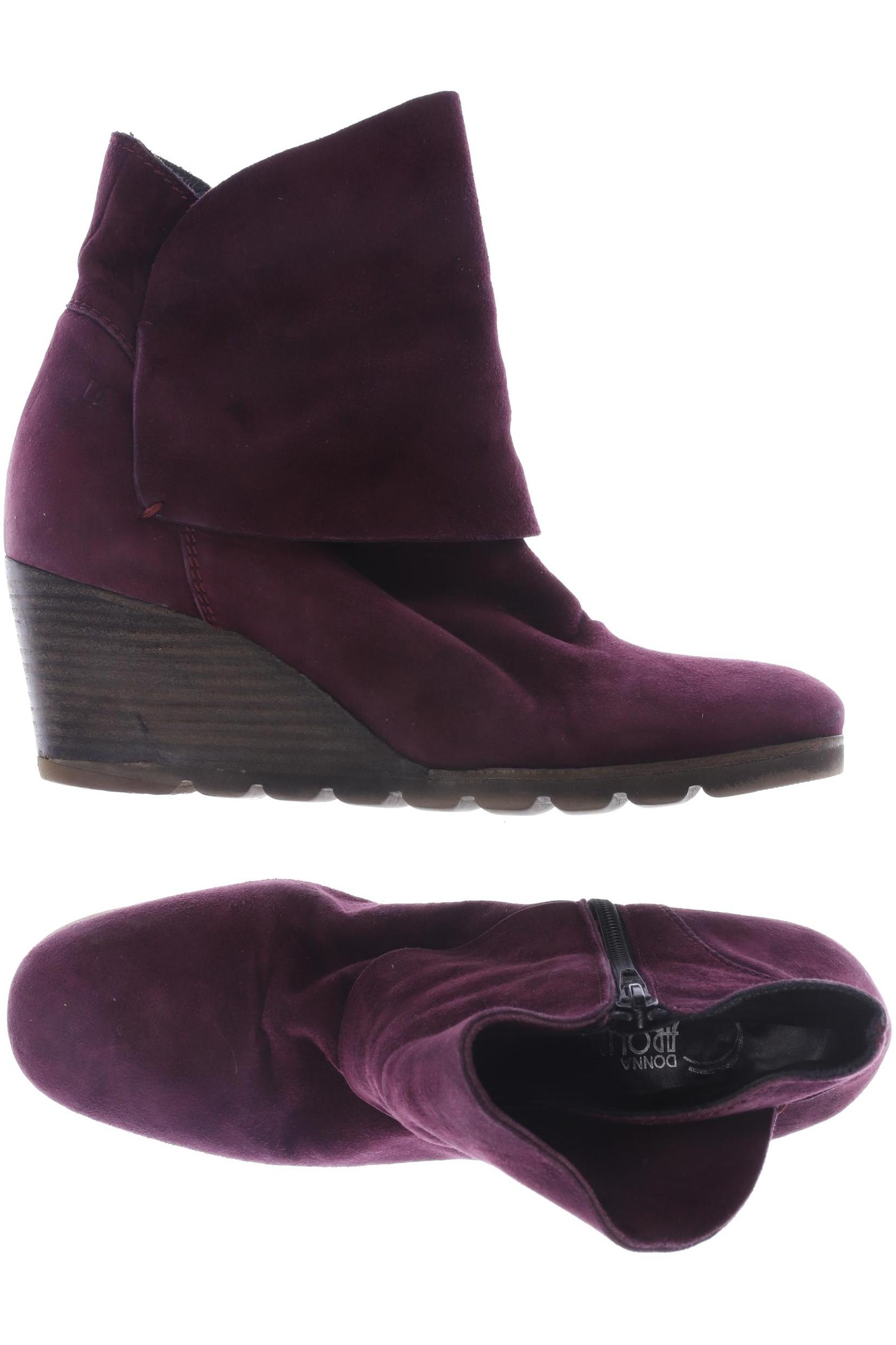 

Donna Carolina Damen Stiefelette, bordeaux, Gr. 39.5