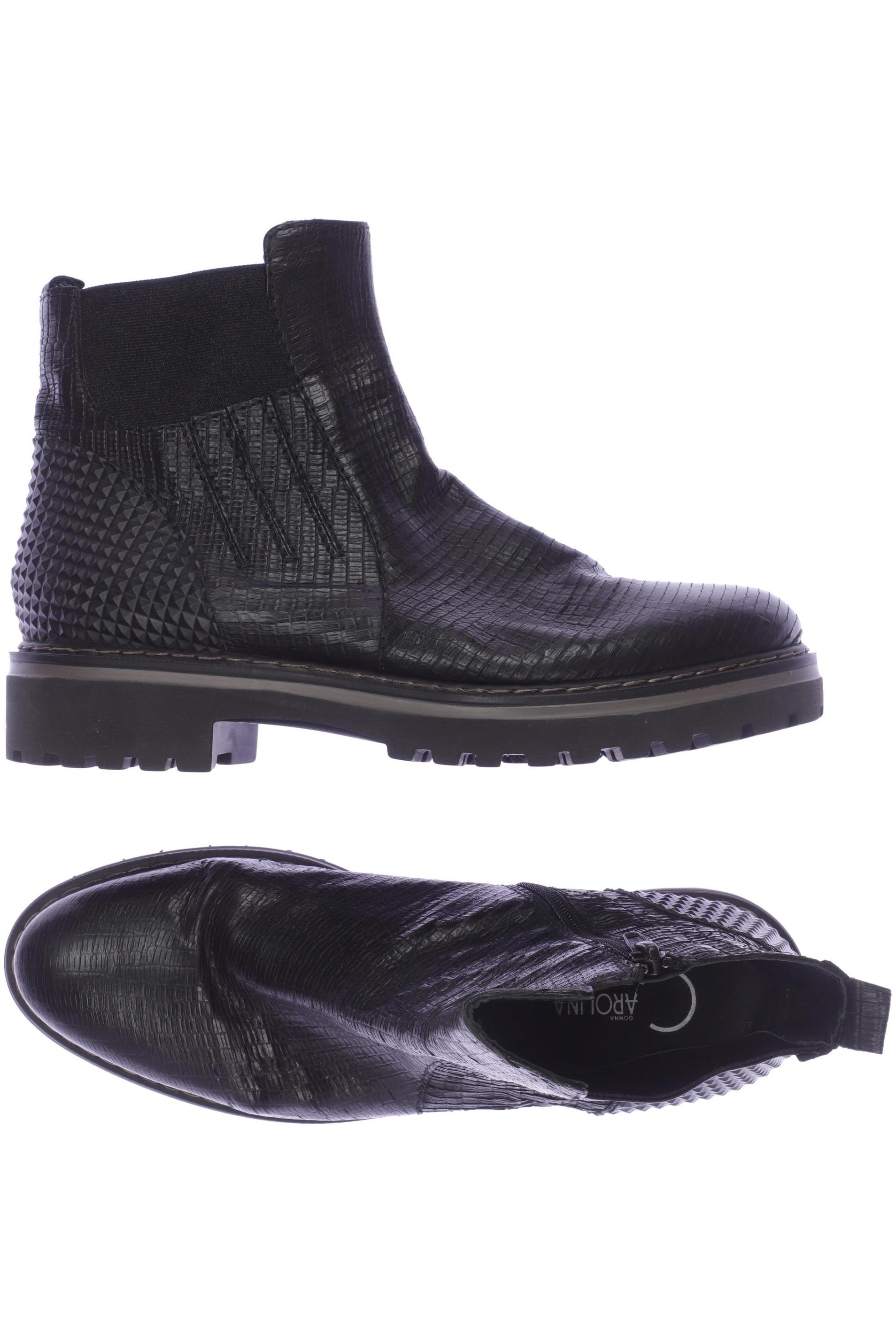 

Donna Carolina Damen Stiefelette, schwarz, Gr. 39.5