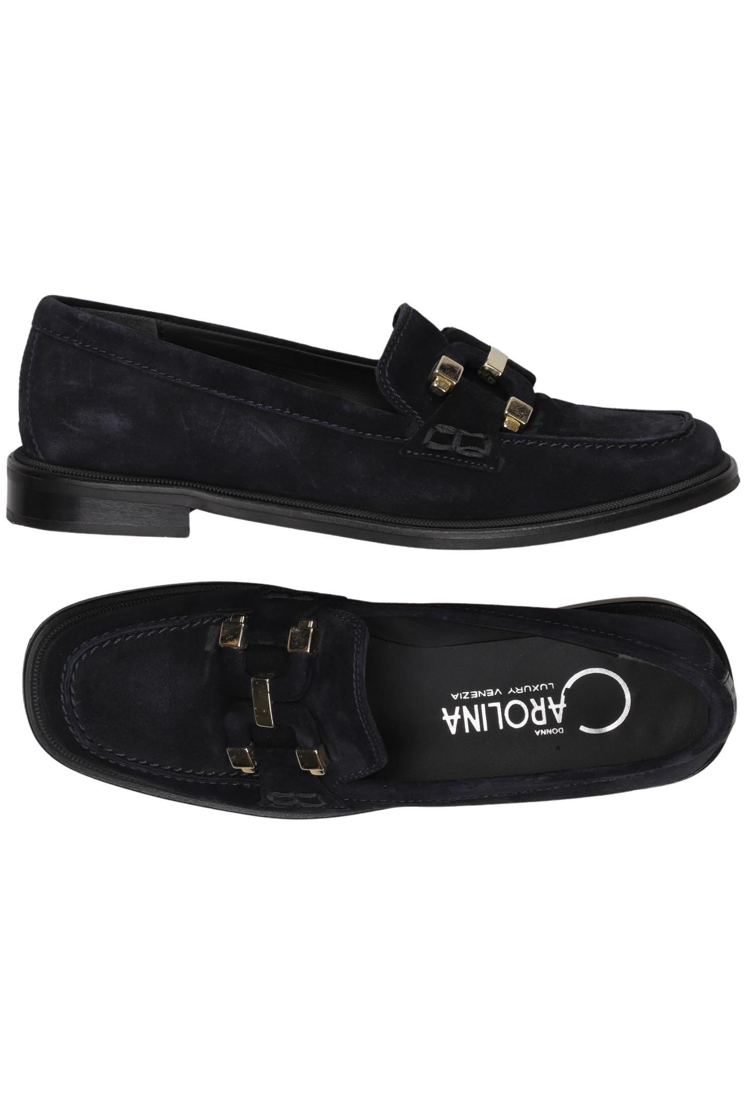 

Donna Carolina Damen Halbschuh, marineblau, Gr. 38.5