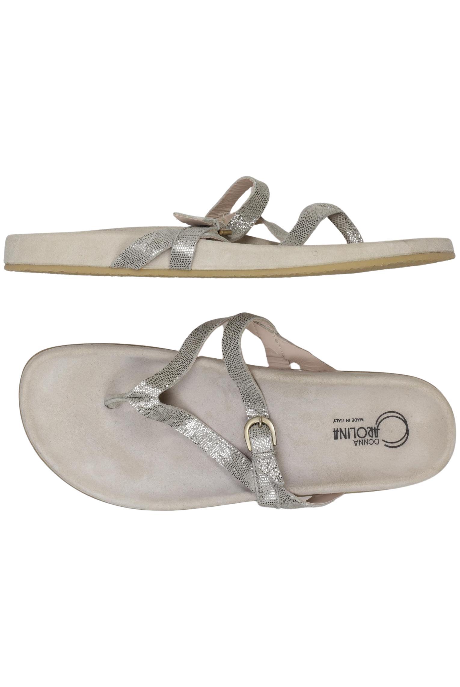 

Donna Carolina Damen Sandale, silber, Gr. 39