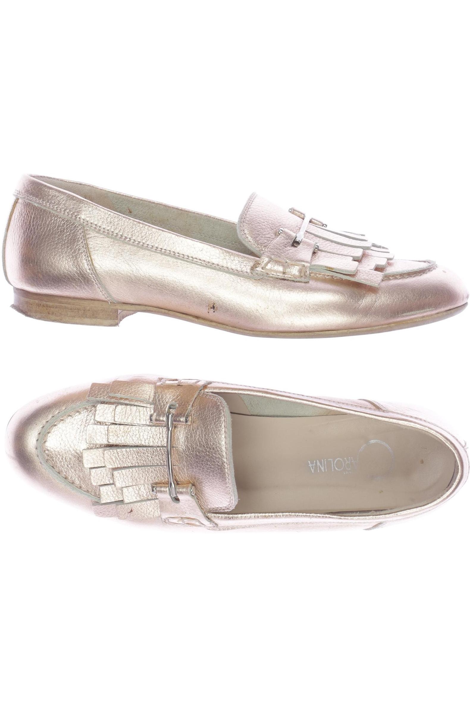 

Donna Carolina Damen Halbschuh, gold, Gr. 38.5
