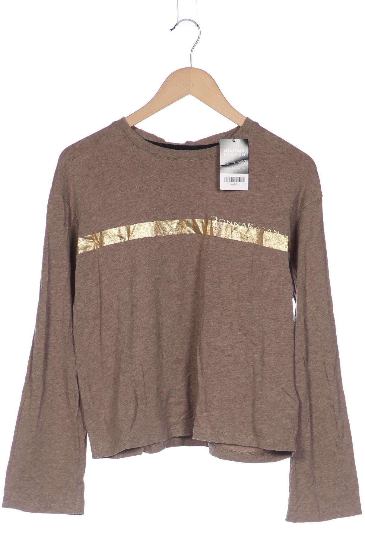 

Donna Karan NEW York Damen Langarmshirt, braun, Gr. 42
