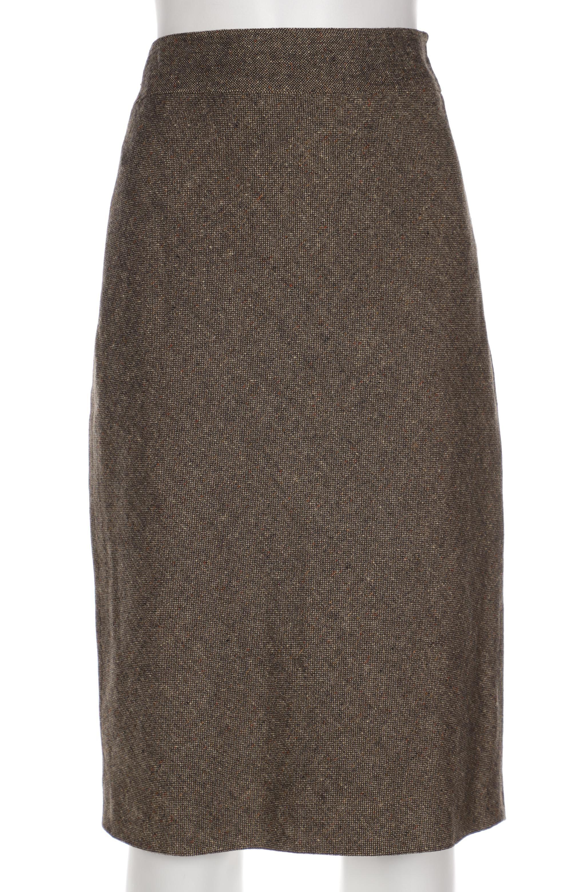 

Donna Karan NEW York Damen Rock, braun, Gr. 10