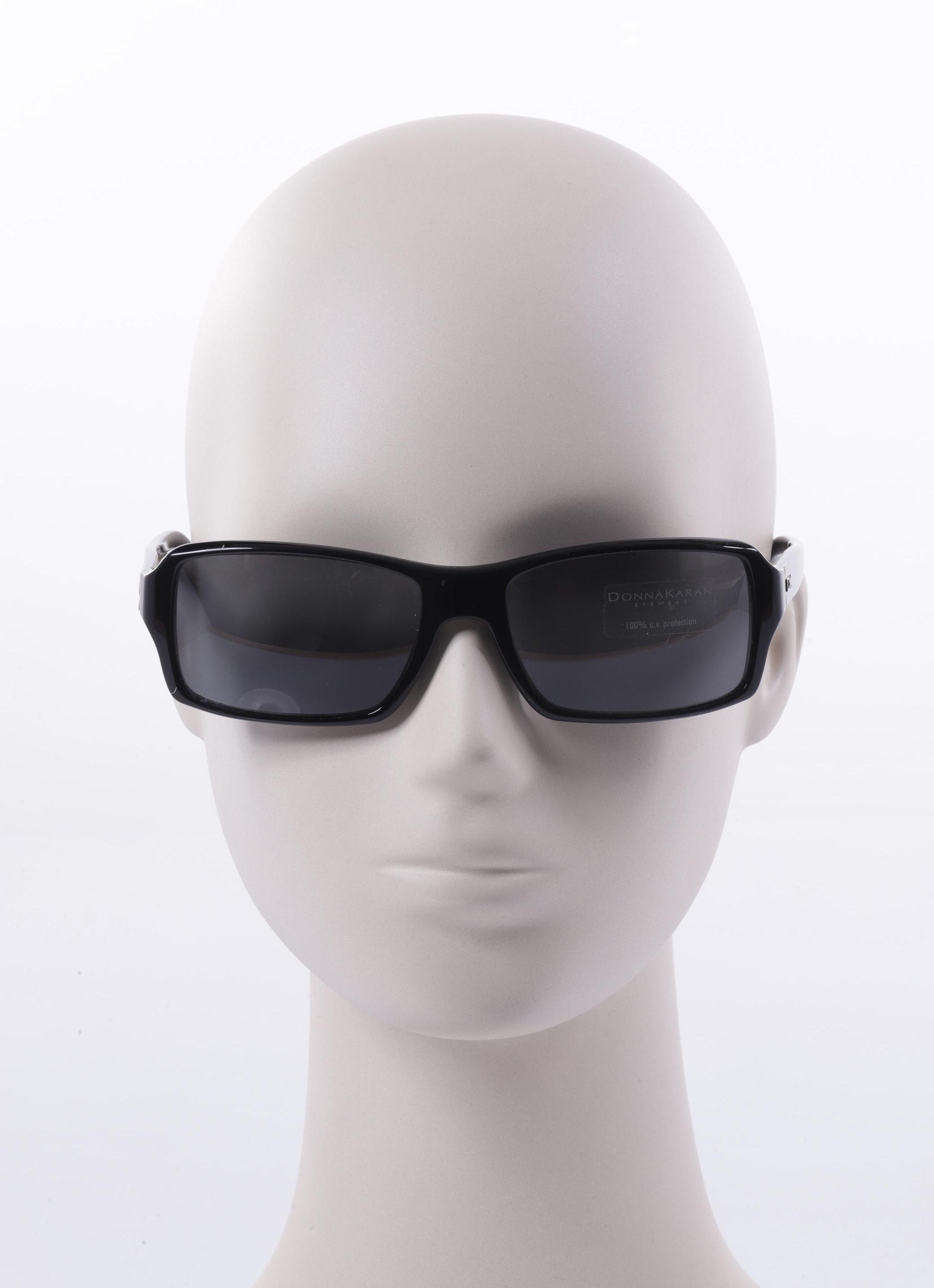 

Donna Karan NEW York Herren Sonnenbrille, schwarz, Gr.