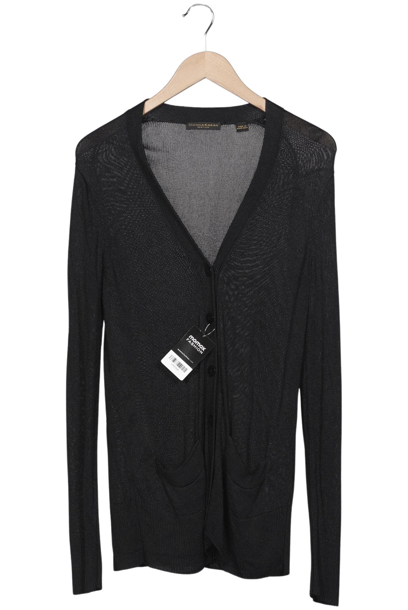 

Donna Karan NEW York Damen Strickjacke, schwarz, Gr. 36