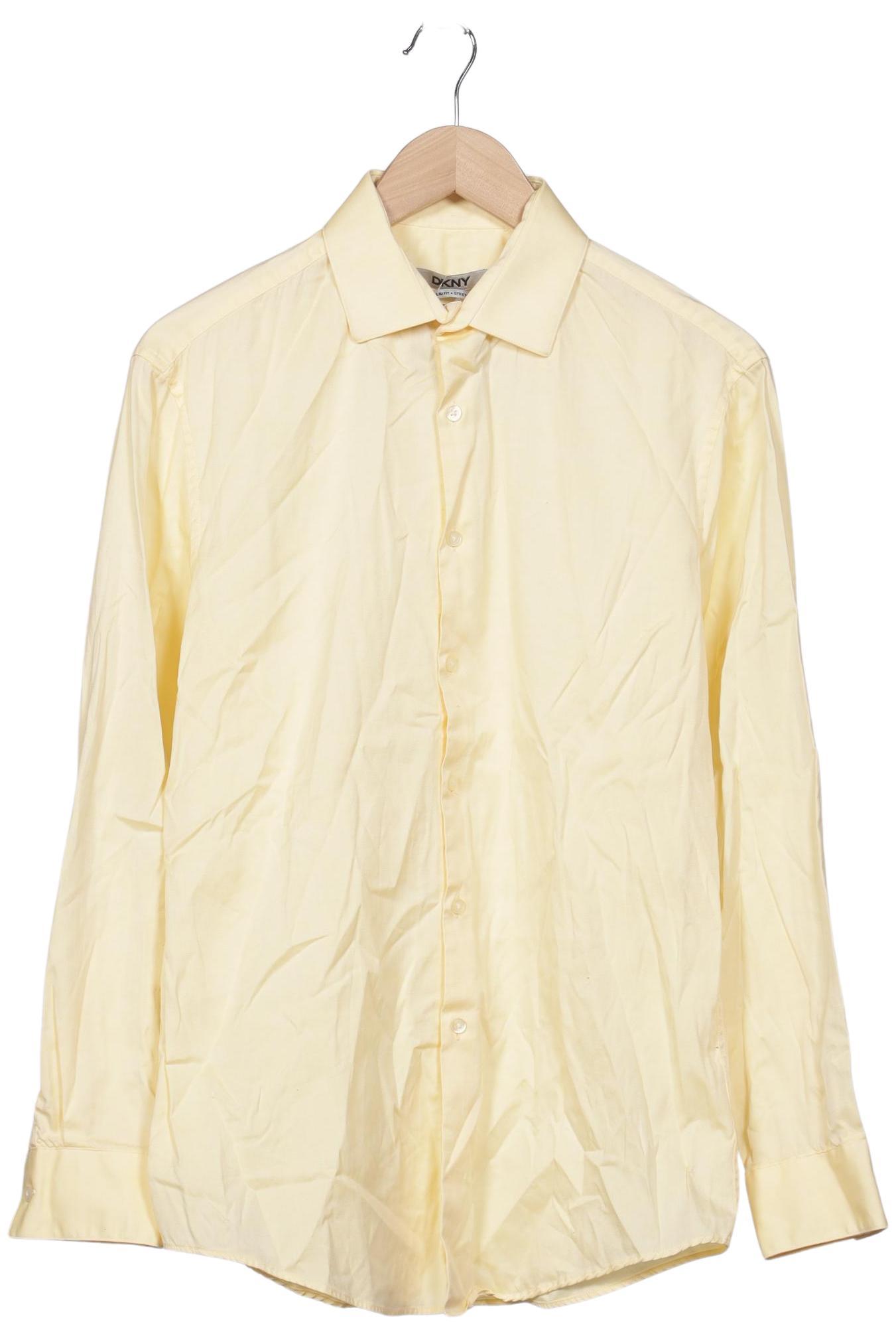 Thumbnail - Donna Karan NEW York Herren Hemd, gelb, Gr. 15