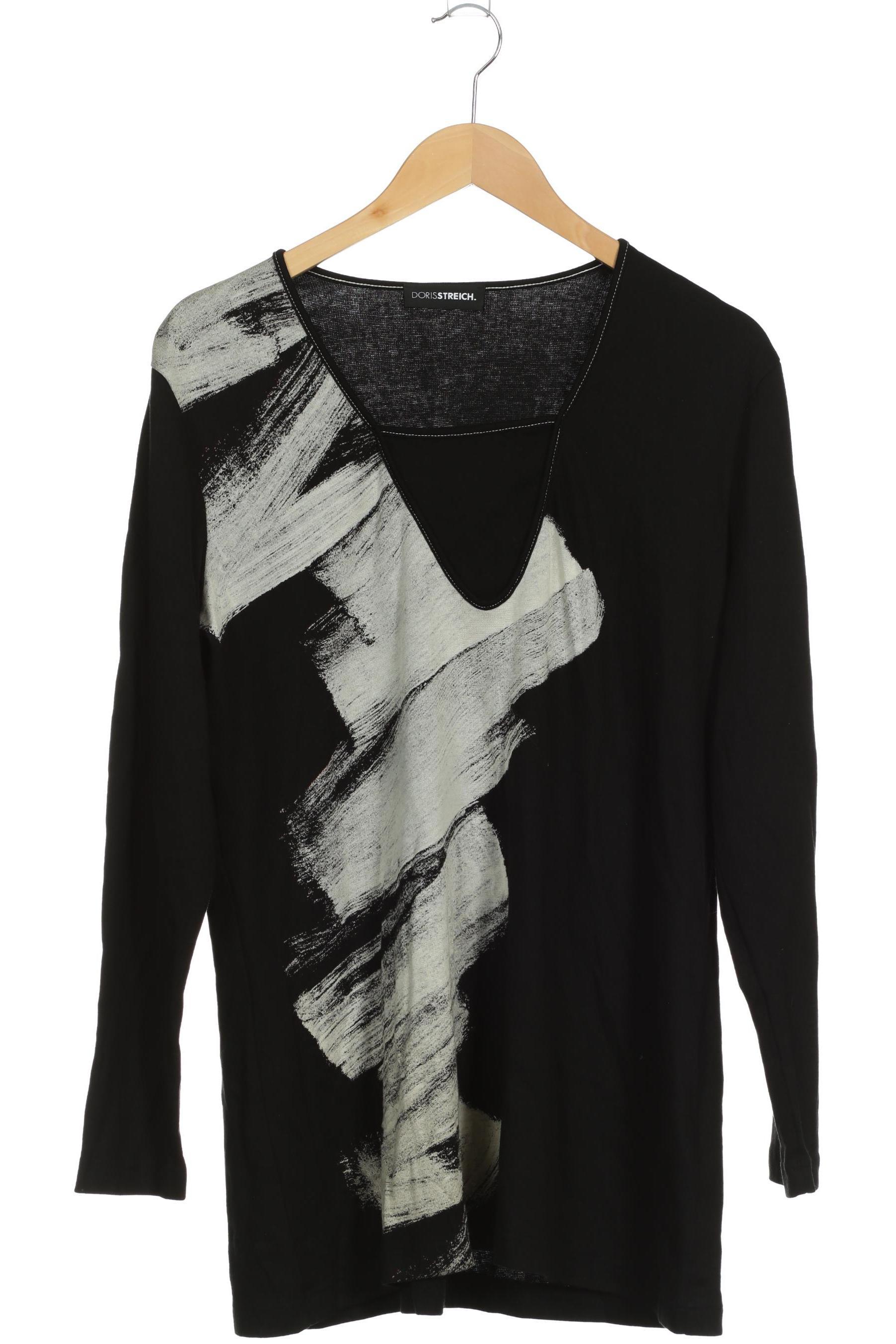 

Doris Streich Damen Langarmshirt, schwarz, Gr. 44