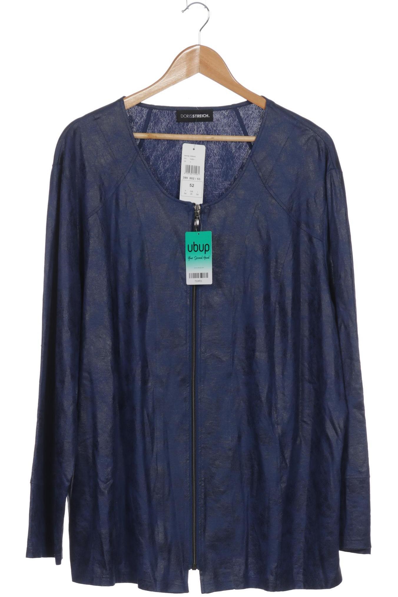 

Doris Streich Damen Jacke, blau, Gr. 52