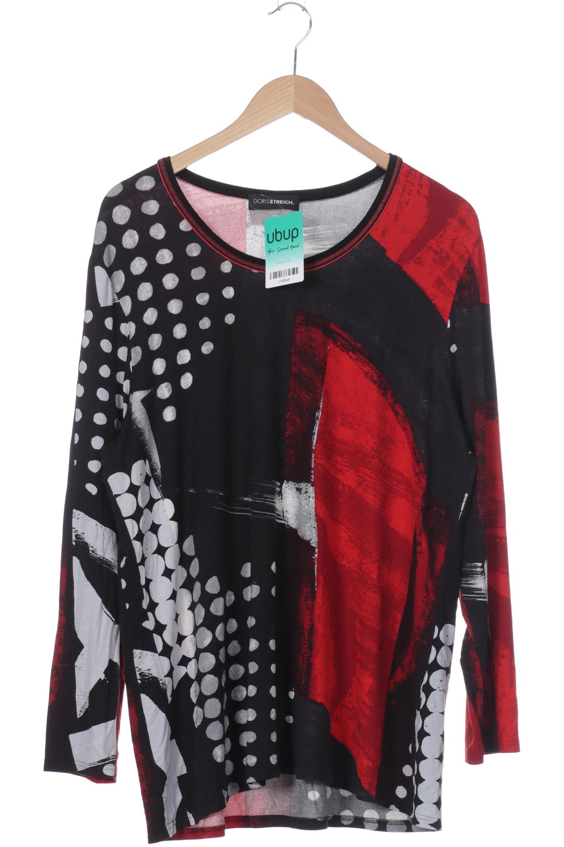 

Doris Streich Damen Langarmshirt, rot, Gr. 48