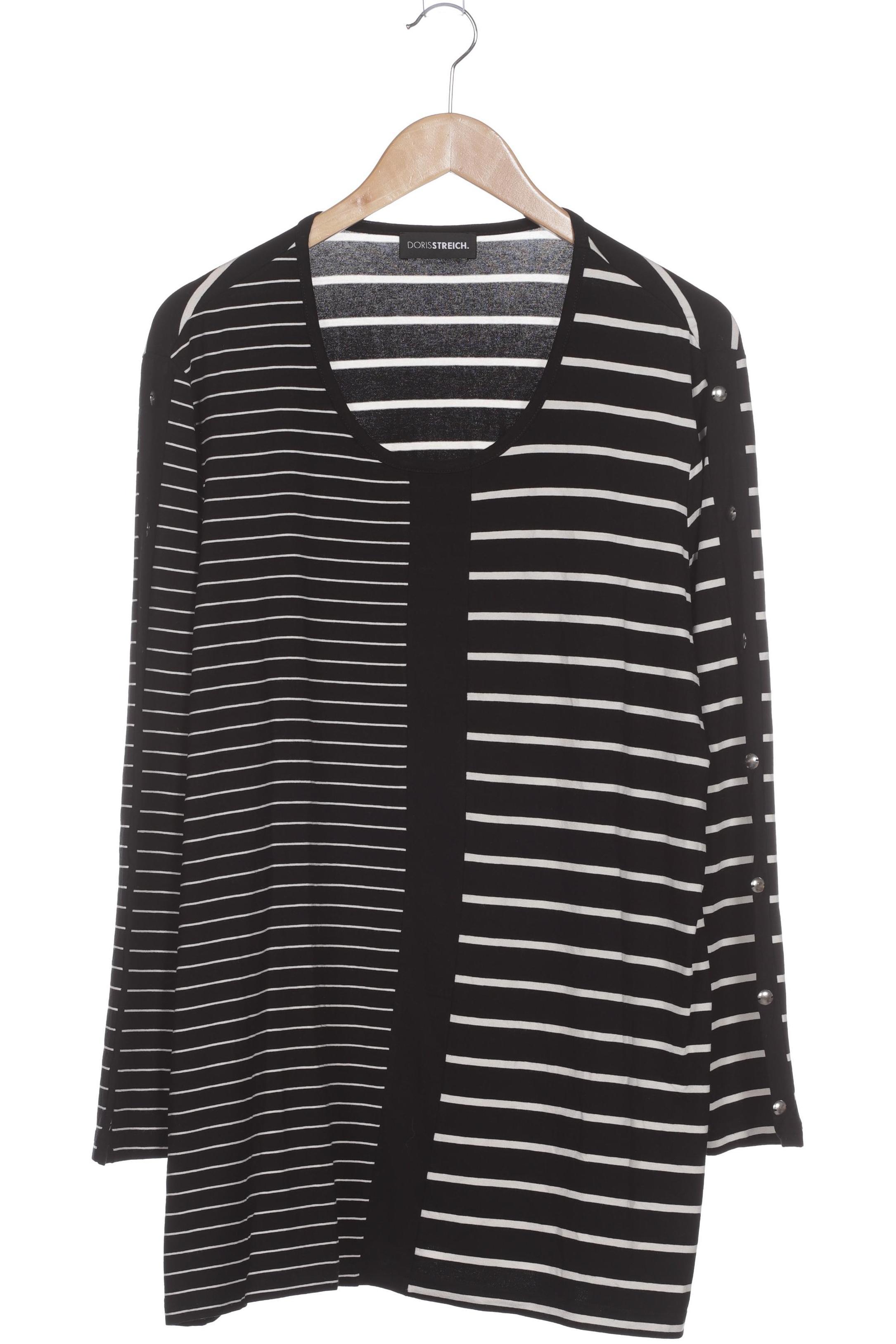 

Doris Streich Damen Langarmshirt, schwarz, Gr. 48