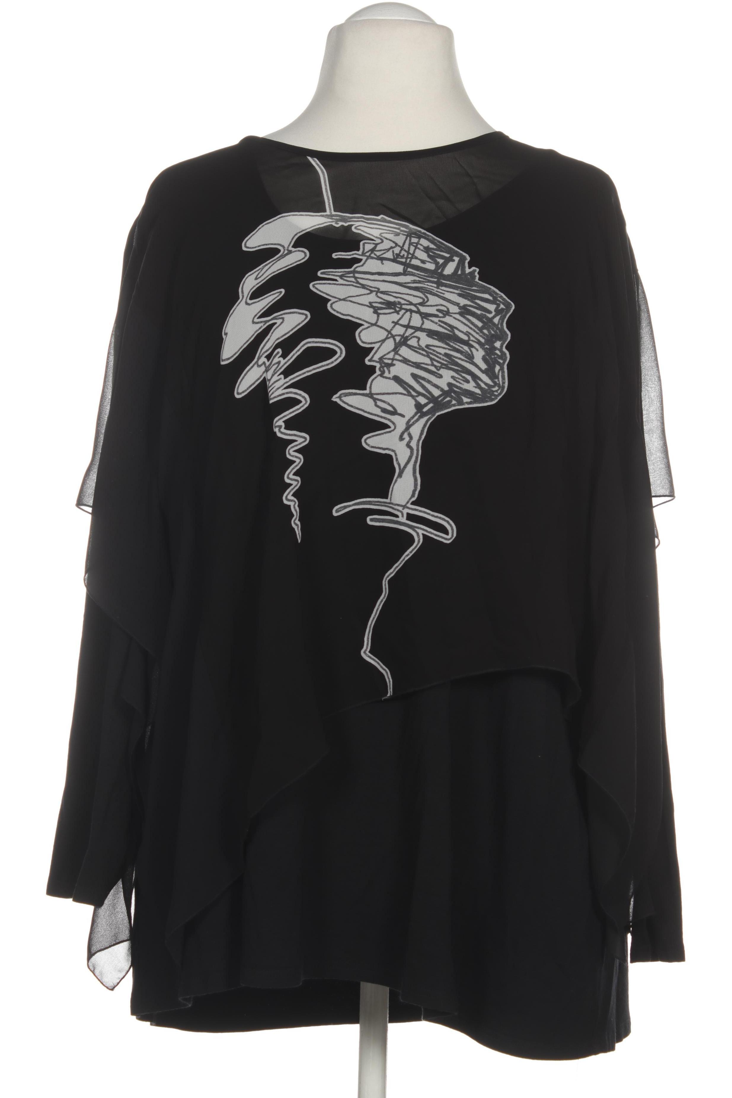 

Doris Streich Damen Langarmshirt, schwarz, Gr. 52