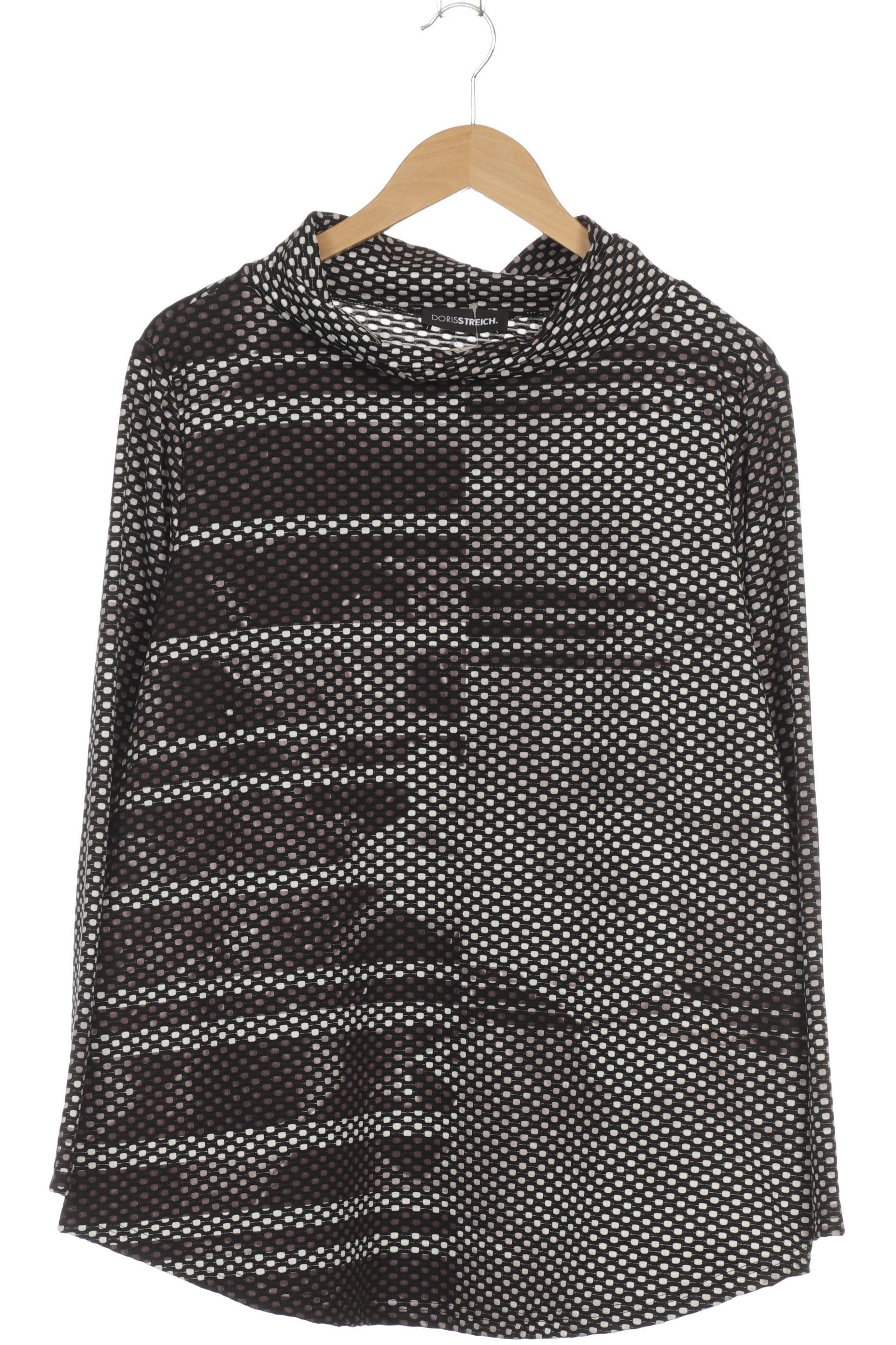 

Doris Streich Damen Langarmshirt, schwarz, Gr. 42