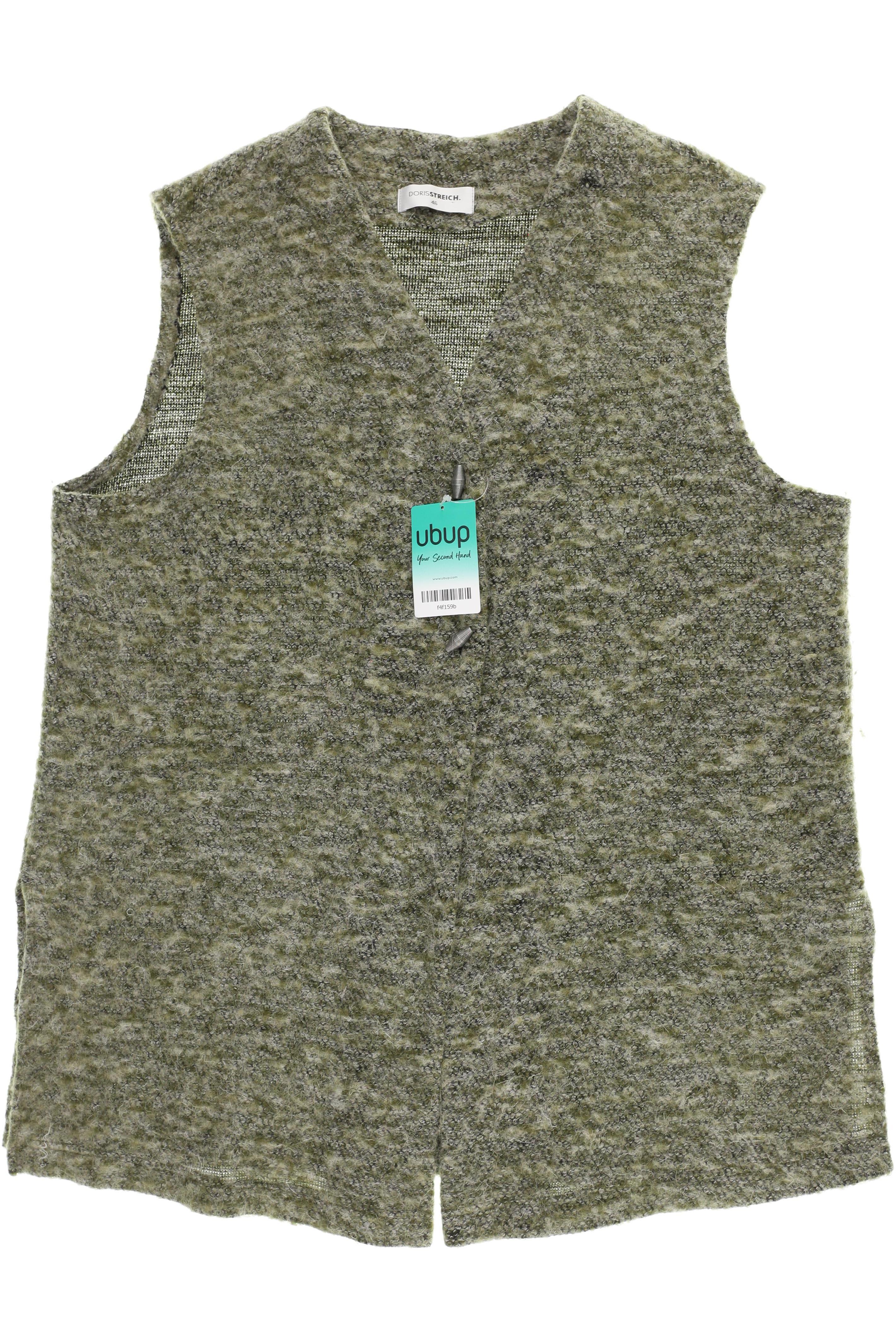 

Doris Streich Damen Strickjacke, grün, Gr. 46