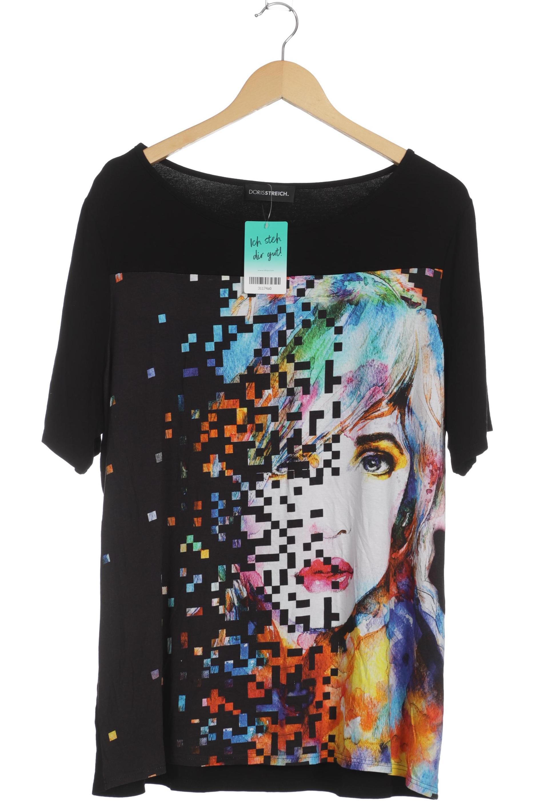 

Doris Streich Damen T-Shirt, schwarz, Gr. 50