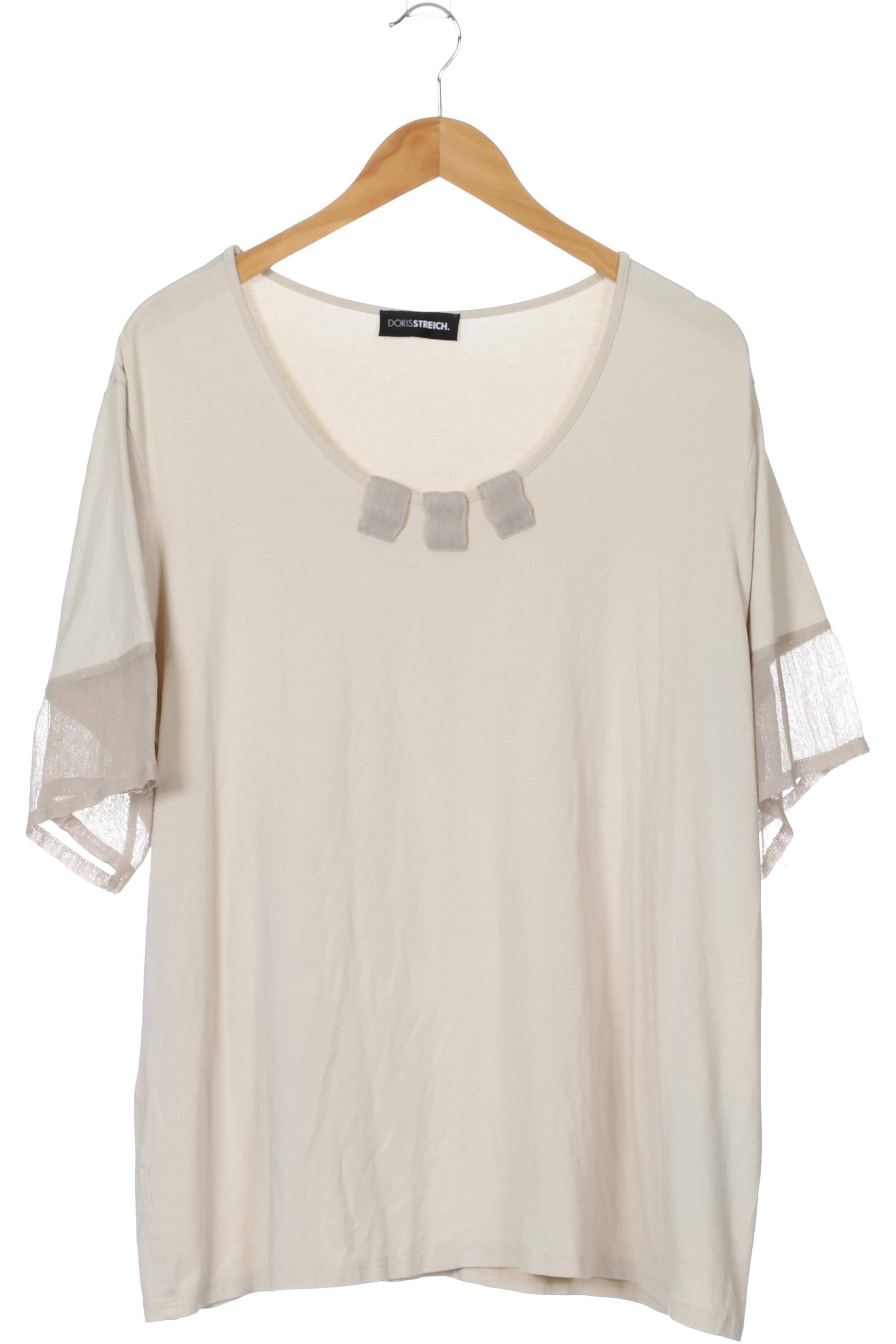 

Doris Streich Damen T-Shirt, beige, Gr. 52