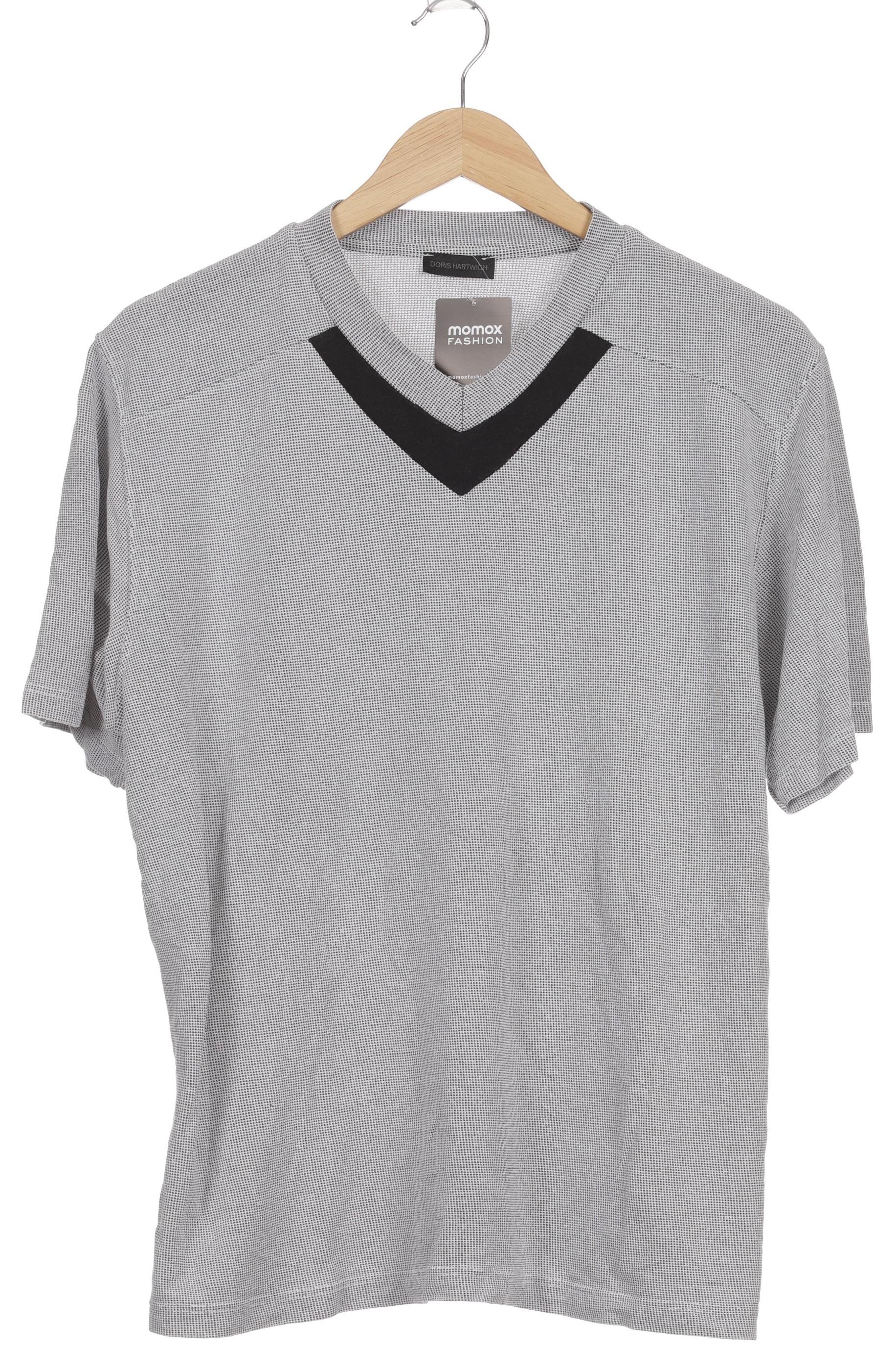 

Doris Hartwich Damen T-Shirt, grau, Gr. 56
