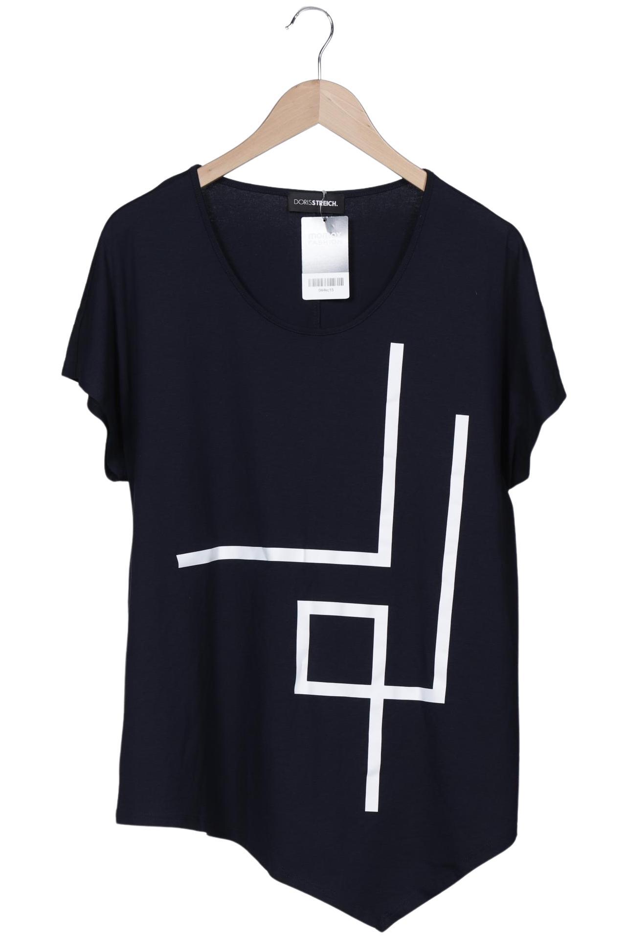 

Doris Streich Damen T-Shirt, marineblau, Gr. 48
