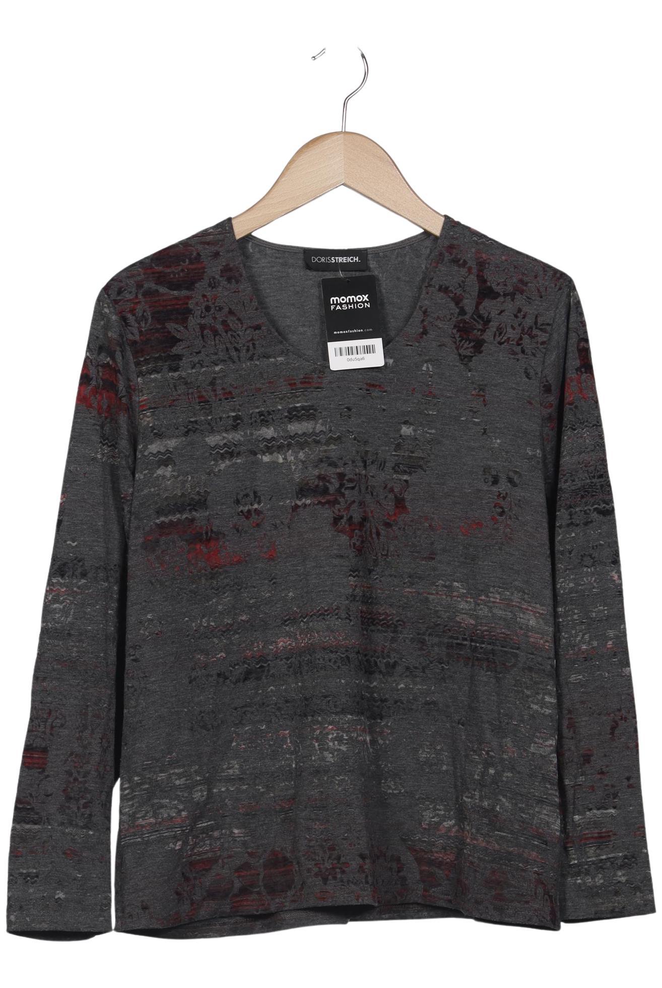 

Doris Streich Damen Langarmshirt, grau, Gr. 42