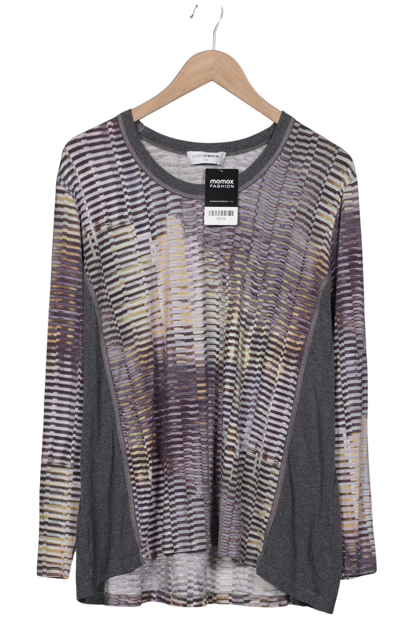 

Doris Streich Damen Langarmshirt, grau, Gr. 52