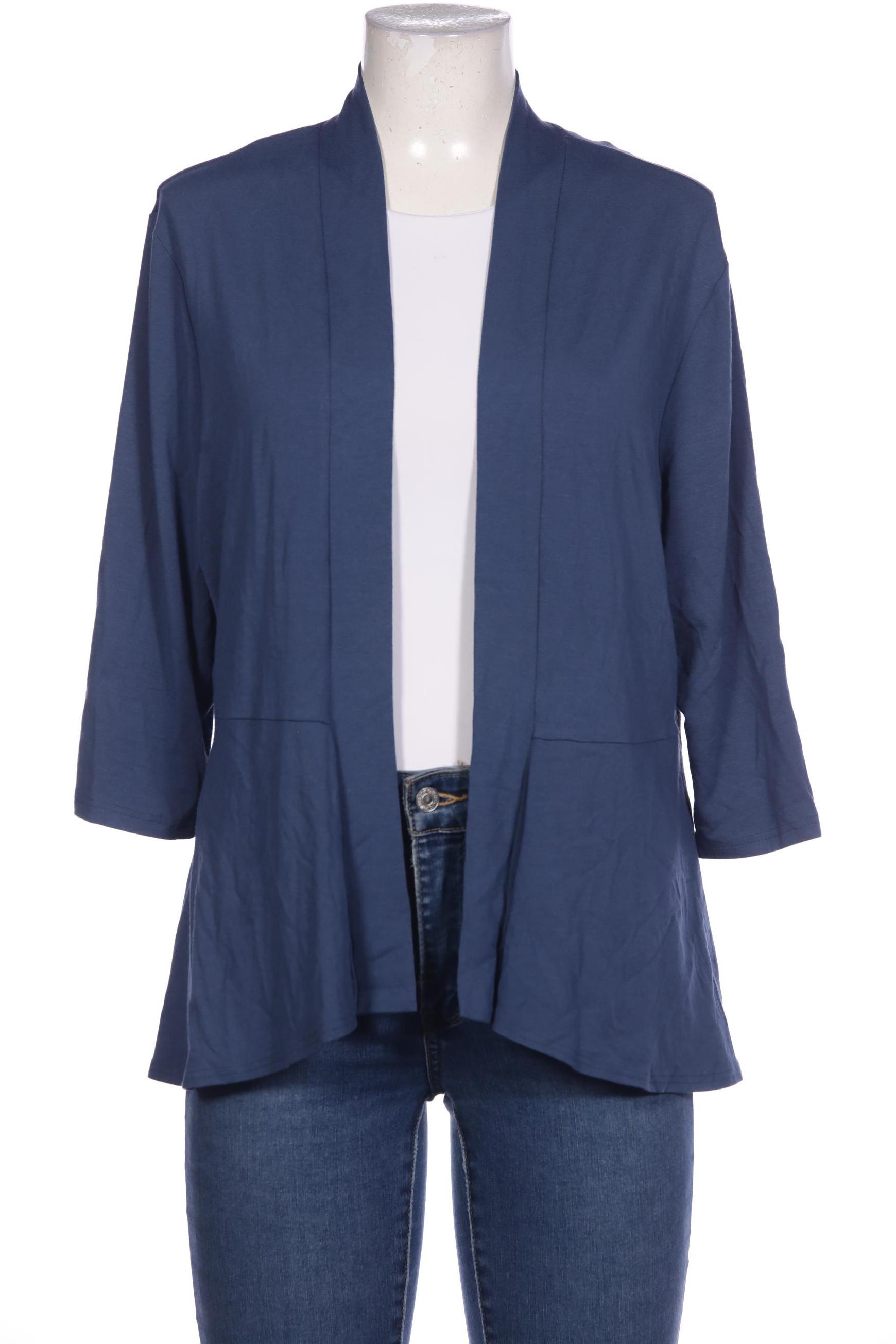 

Doris Streich Damen Strickjacke, blau, Gr. 46