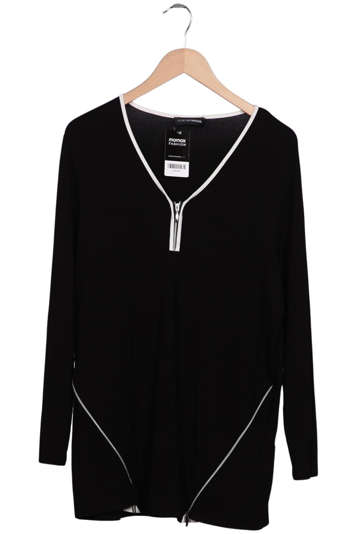 

Doris Streich Damen Langarmshirt, schwarz, Gr. 46