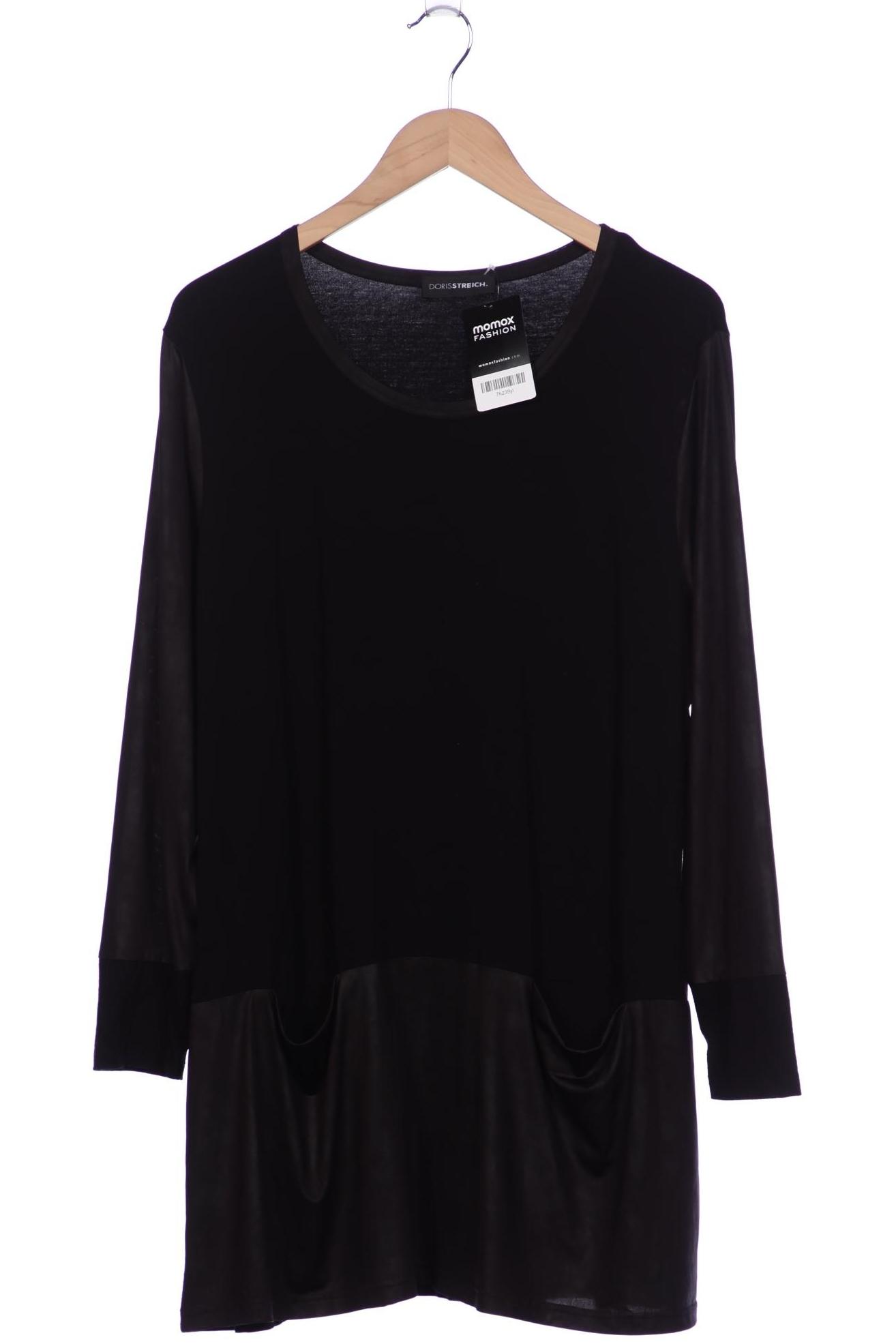 

Doris Streich Damen Langarmshirt, schwarz, Gr. 48