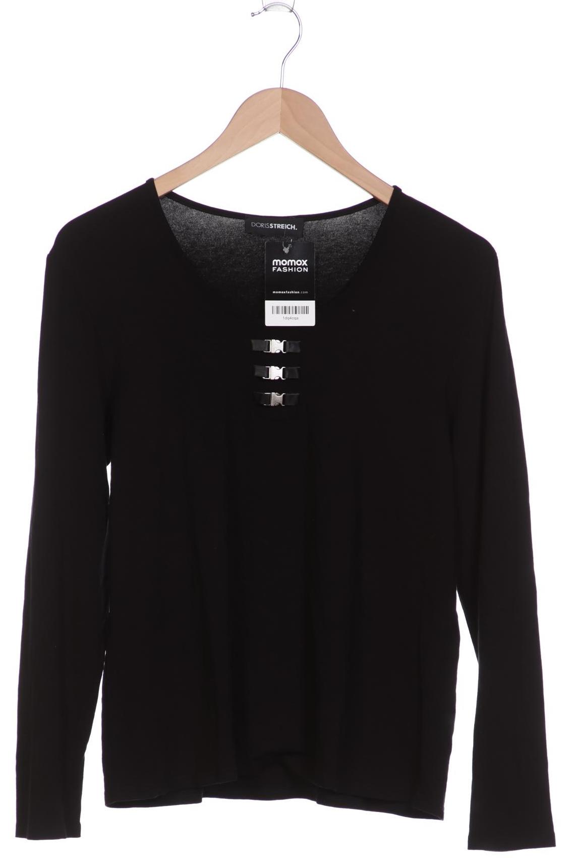 

Doris Streich Damen Langarmshirt, schwarz
