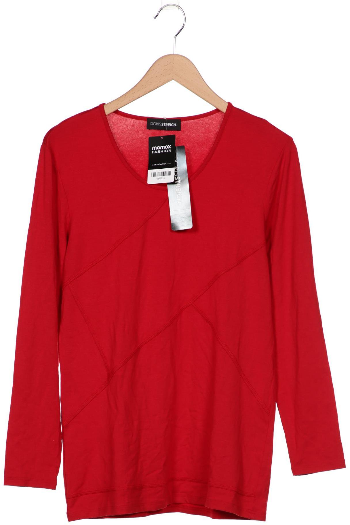 

Doris Streich Damen Langarmshirt, rot