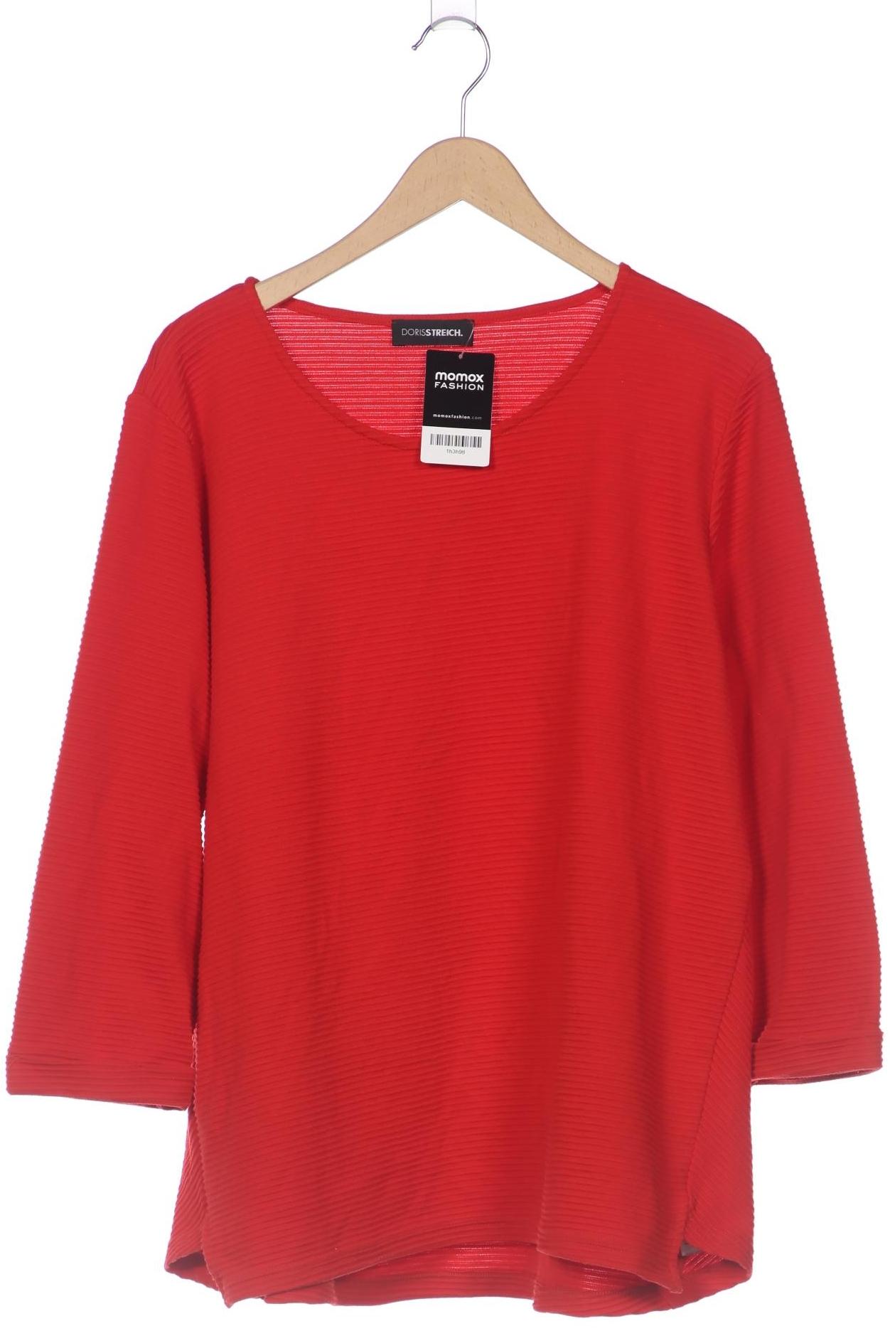 

Doris Streich Damen Langarmshirt, rot, Gr. 48