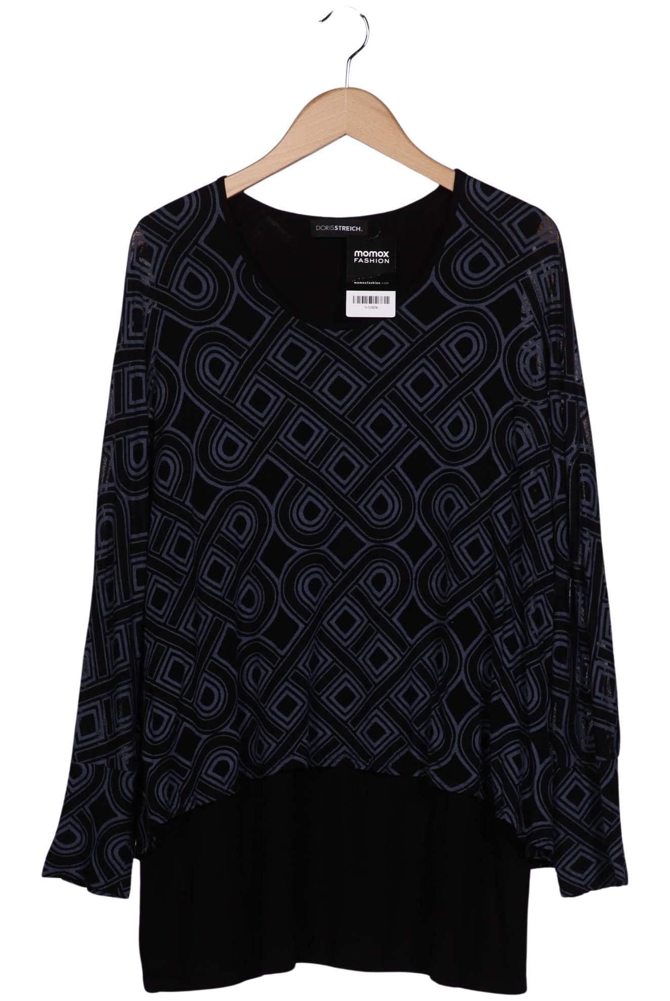 

Doris Streich Damen Langarmshirt, schwarz, Gr. 50