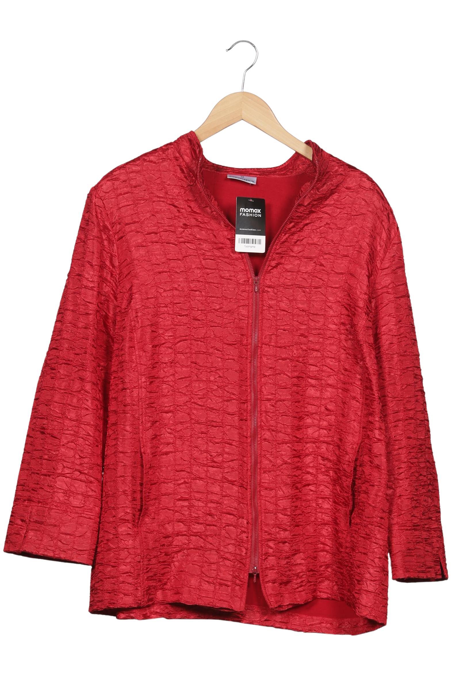 

Doris Streich Damen Jacke, rot, Gr. 48