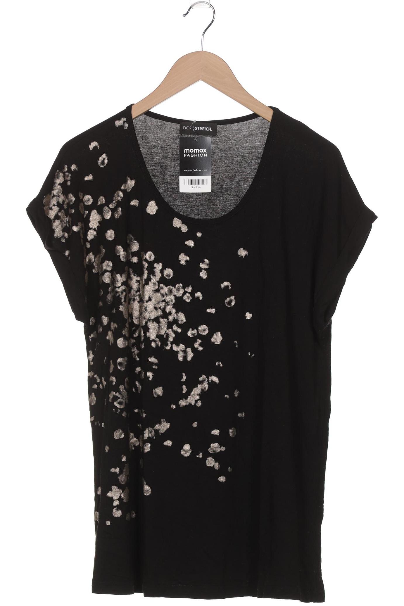 

Doris Streich Damen T-Shirt, schwarz, Gr. 38