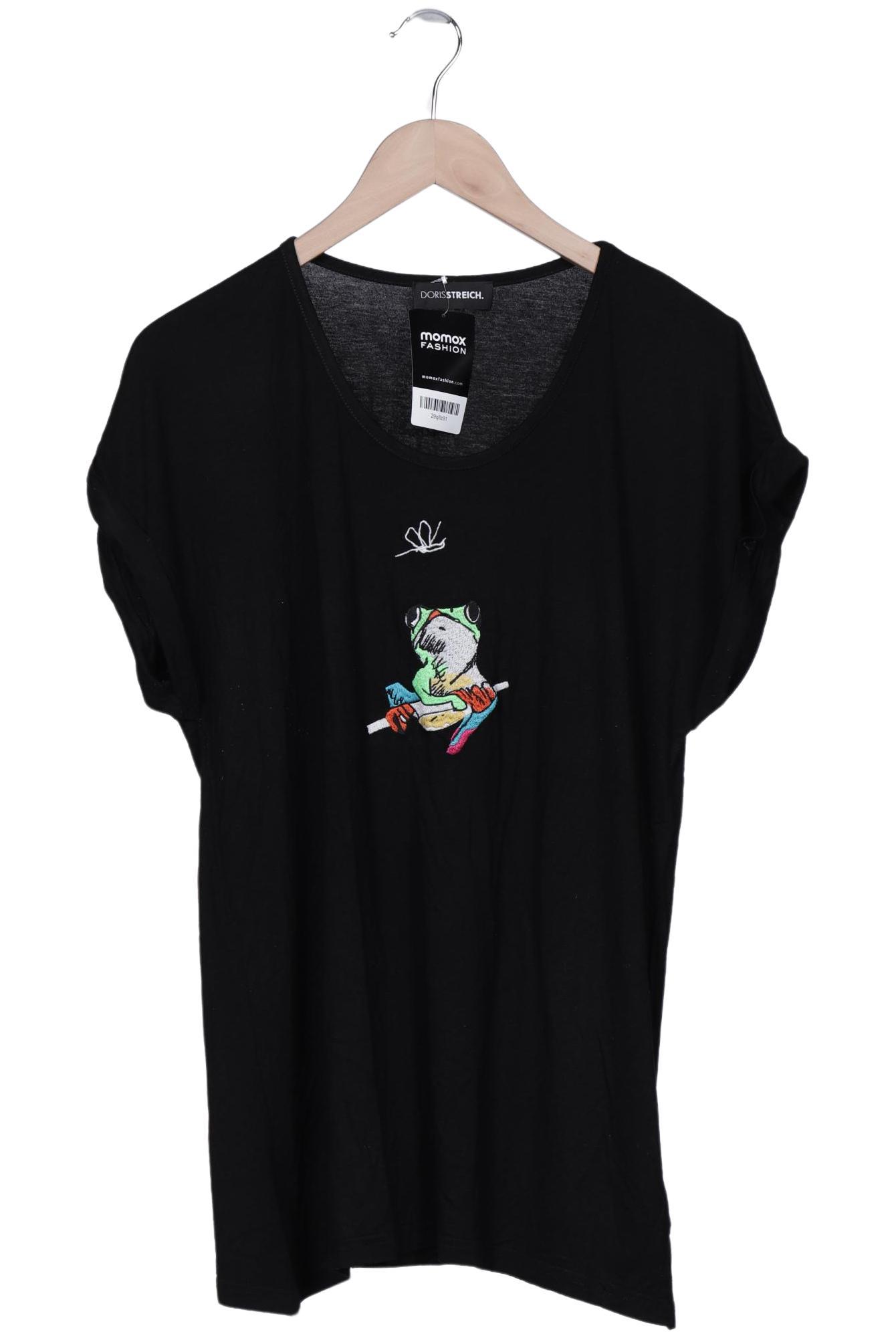 

Doris Streich Damen T-Shirt, schwarz, Gr. 38
