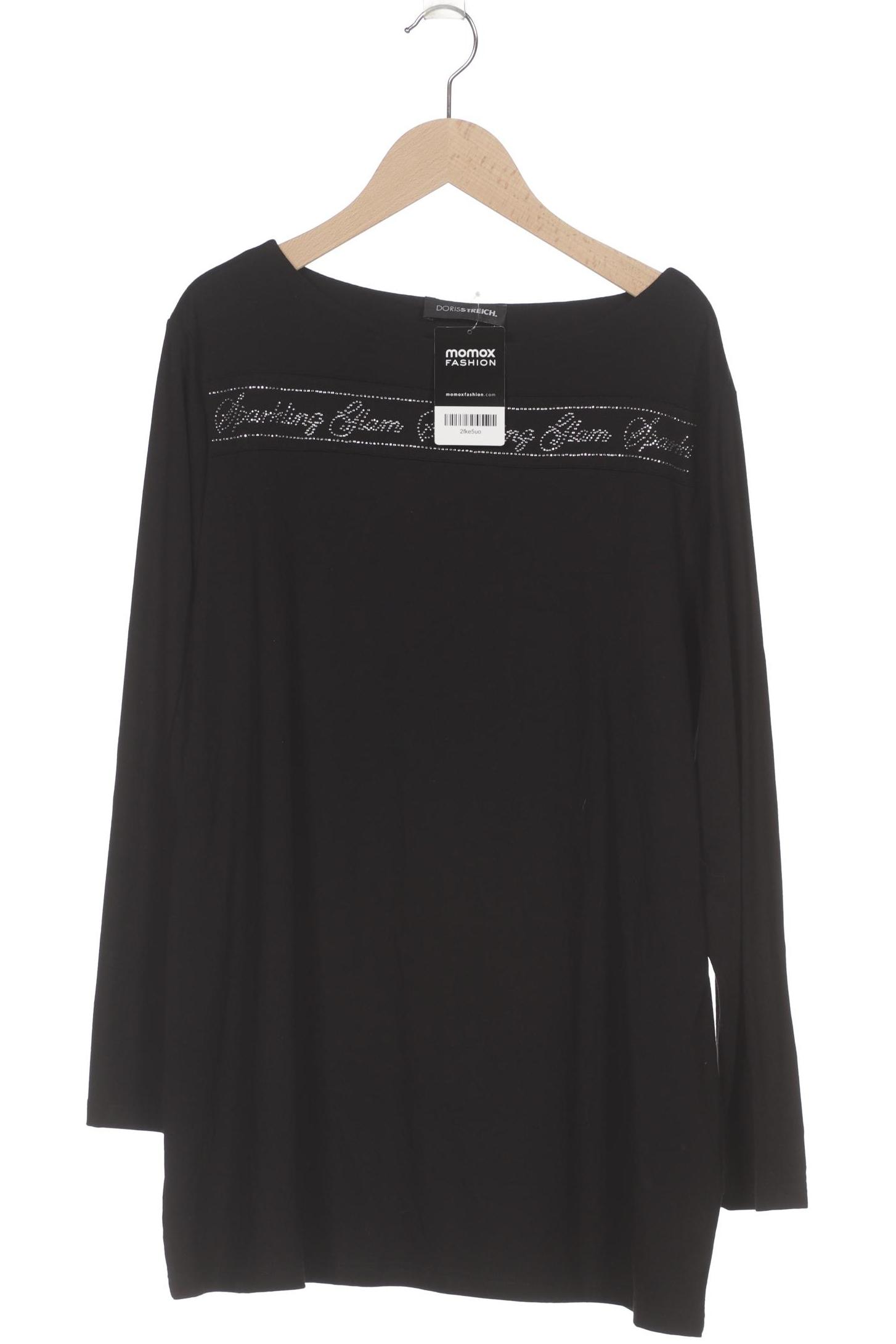 

Doris Streich Damen Langarmshirt, schwarz, Gr. 44