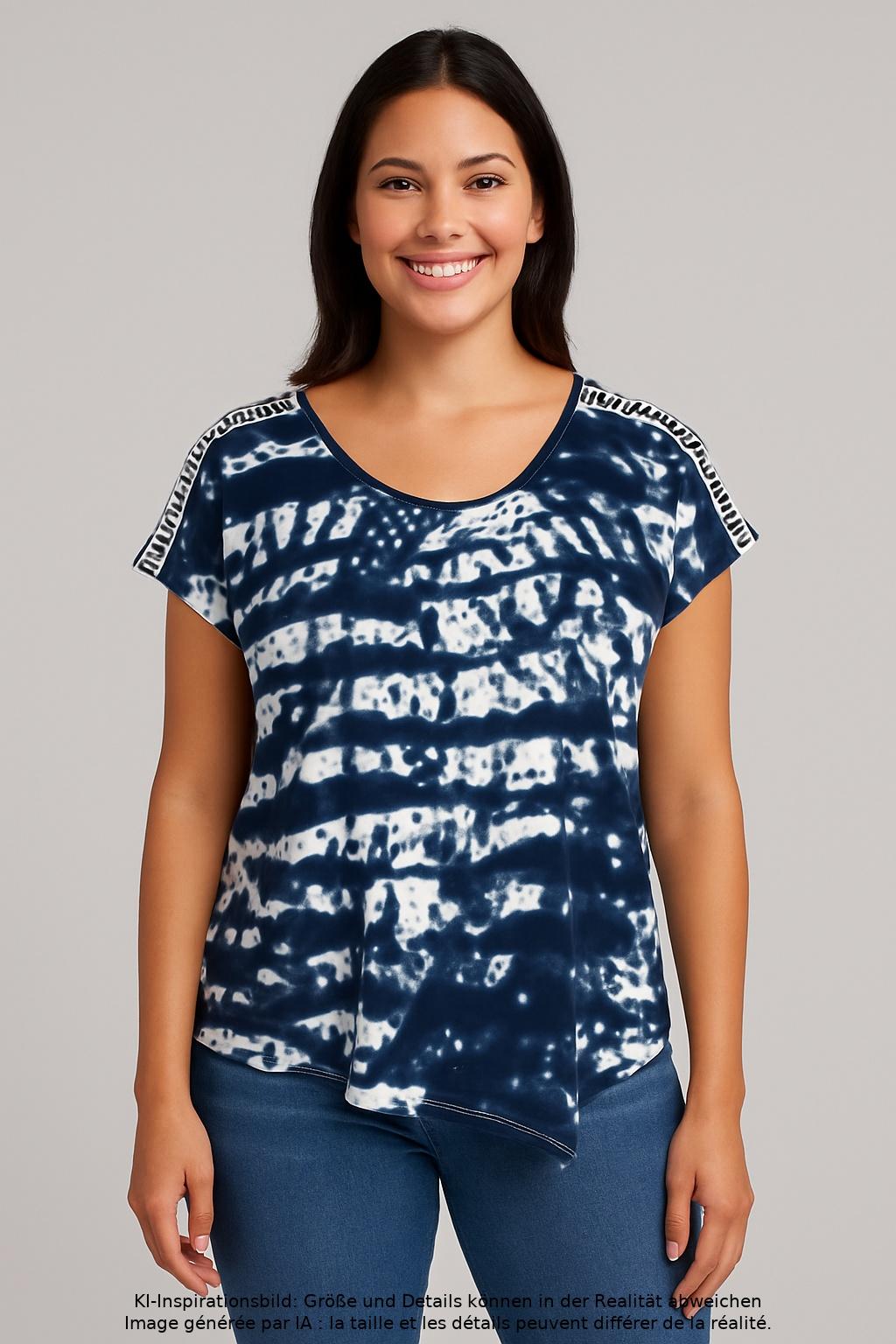 

Doris Streich Damen T-Shirt, mehrfarbig, Gr. 46