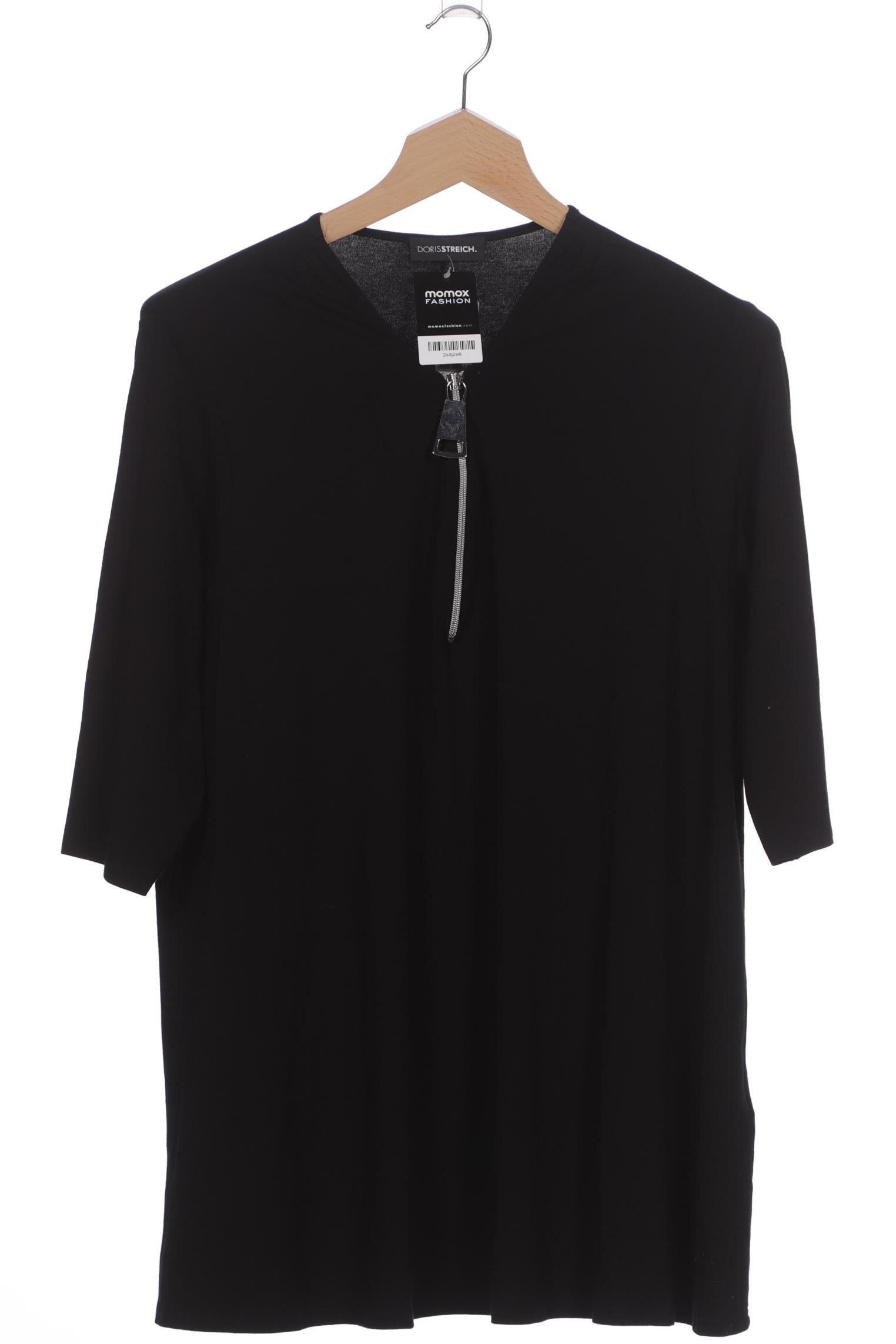 

Doris Streich Damen Langarmshirt, schwarz, Gr. 52