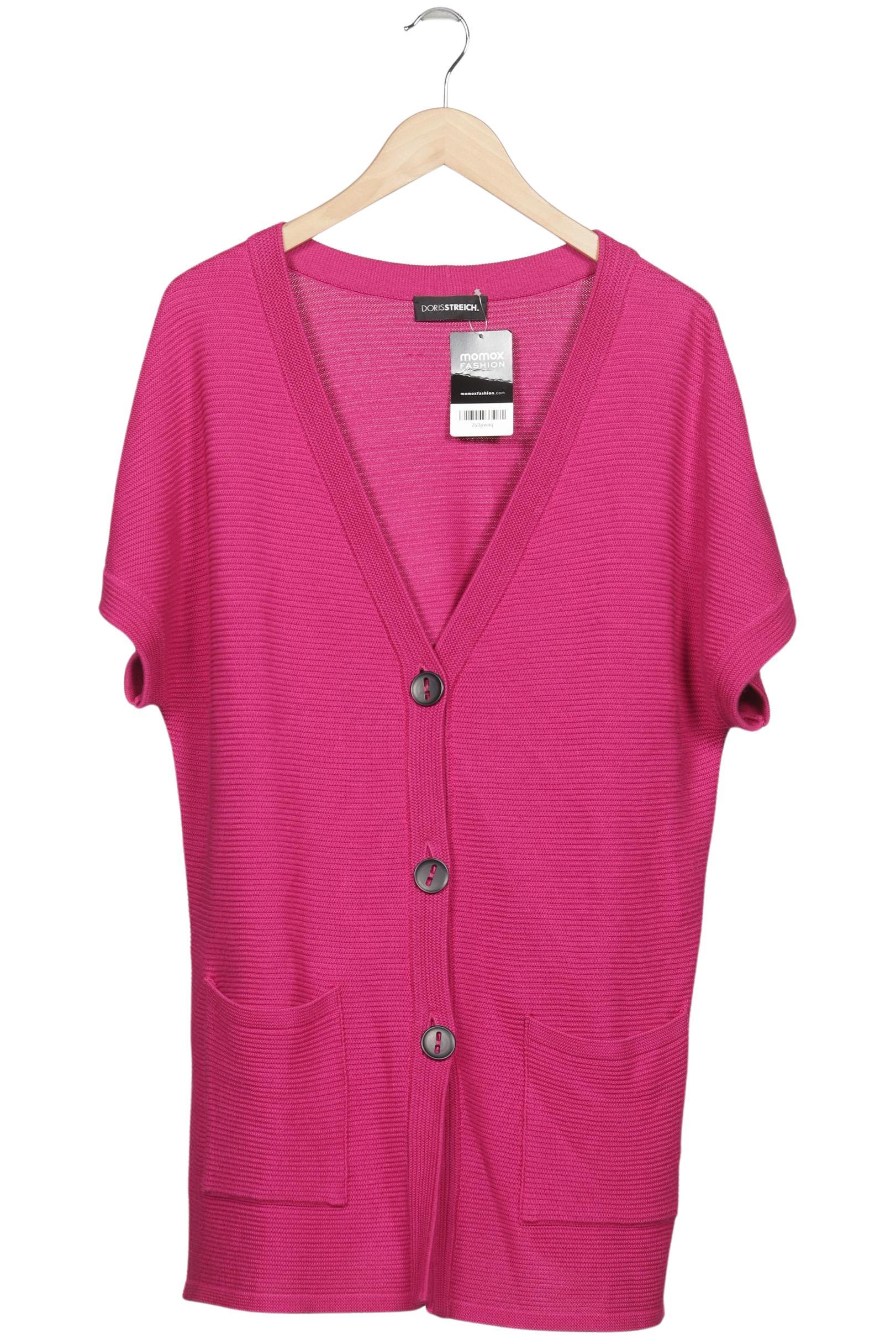 

Doris Streich Damen Strickjacke, pink, Gr. 42